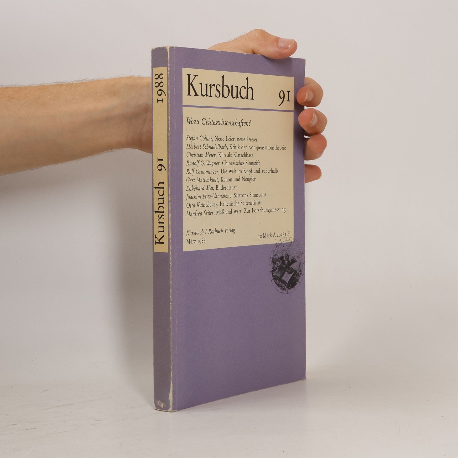 Kolektiv autorů Kursbuch 91