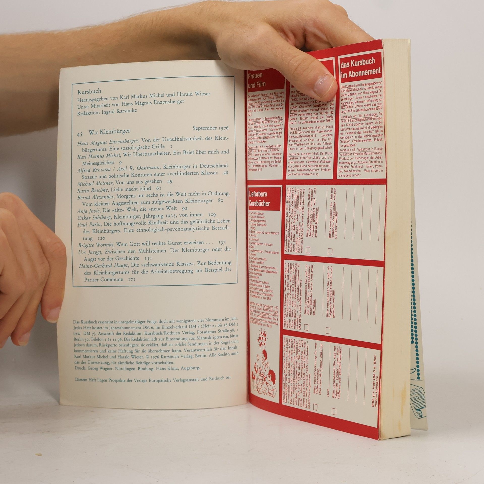 Autorenkollektiv Kursbuch 45
