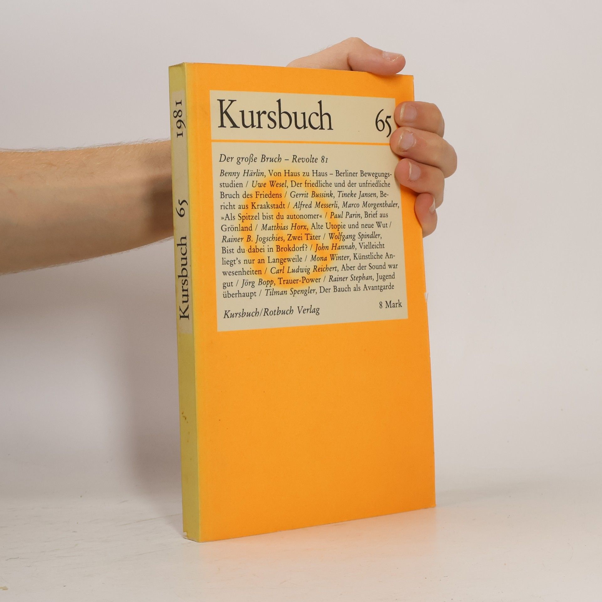 Autorenkollektiv Kursbuch 65