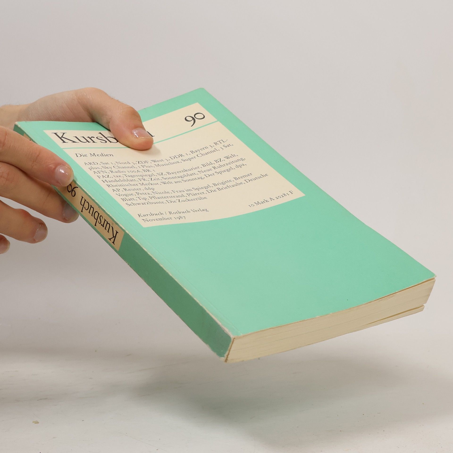 Various authors Kursbuch 90. Die Medien