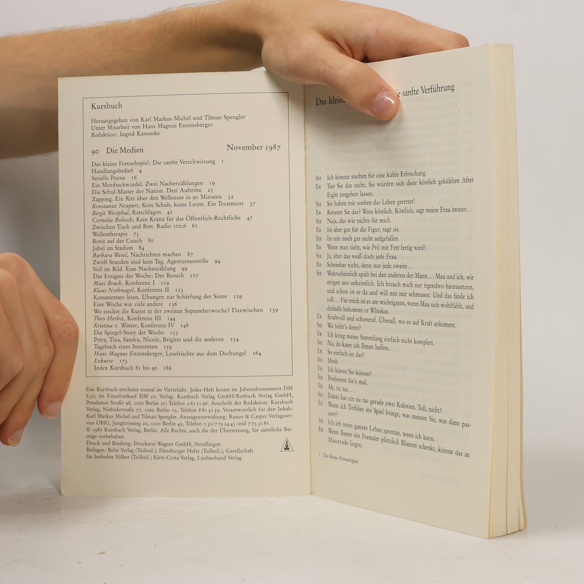 Various authors Kursbuch 90. Die Medien