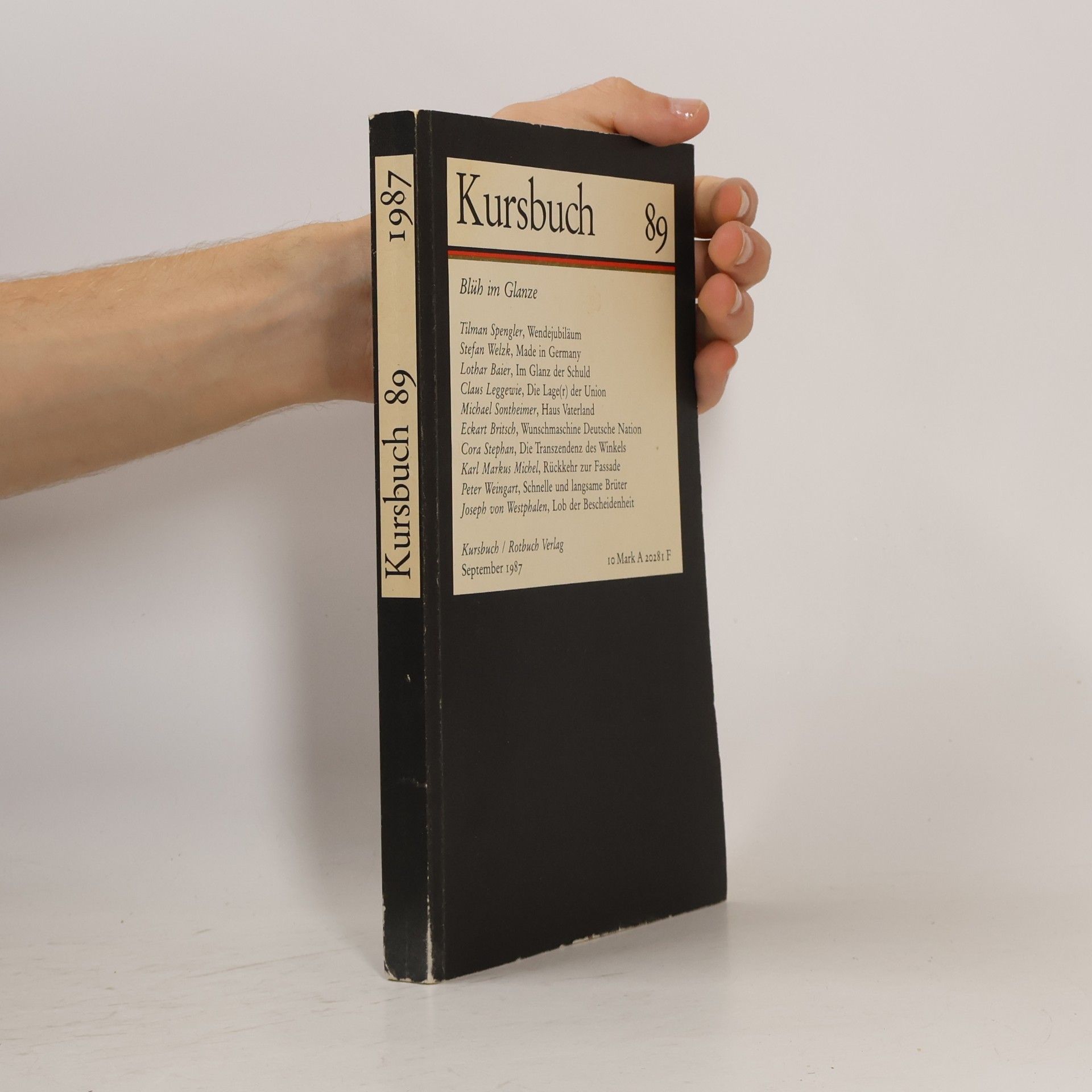 Autorenkollektiv Kursbuch 89