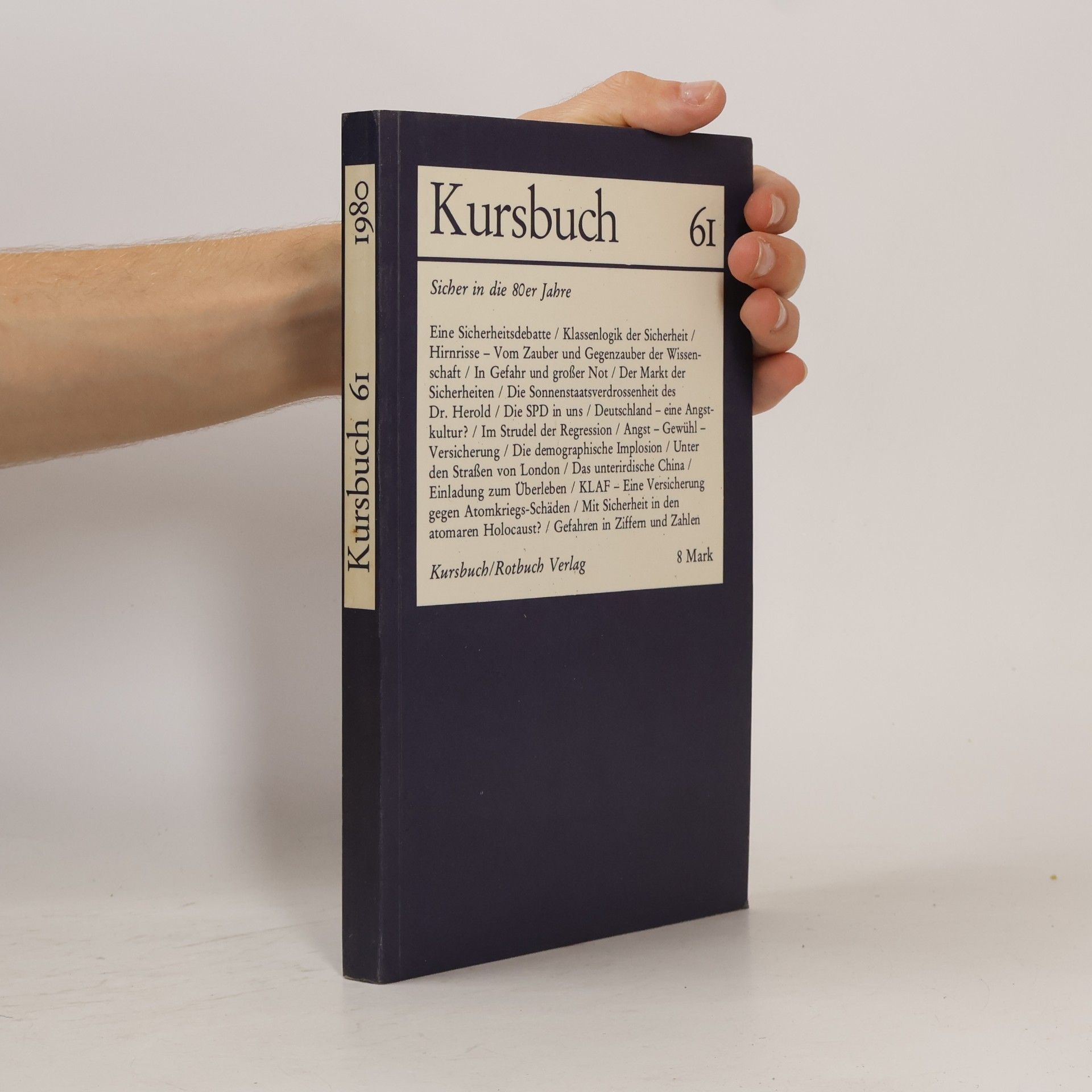 Collectif d'auteurs Kursbuch 61