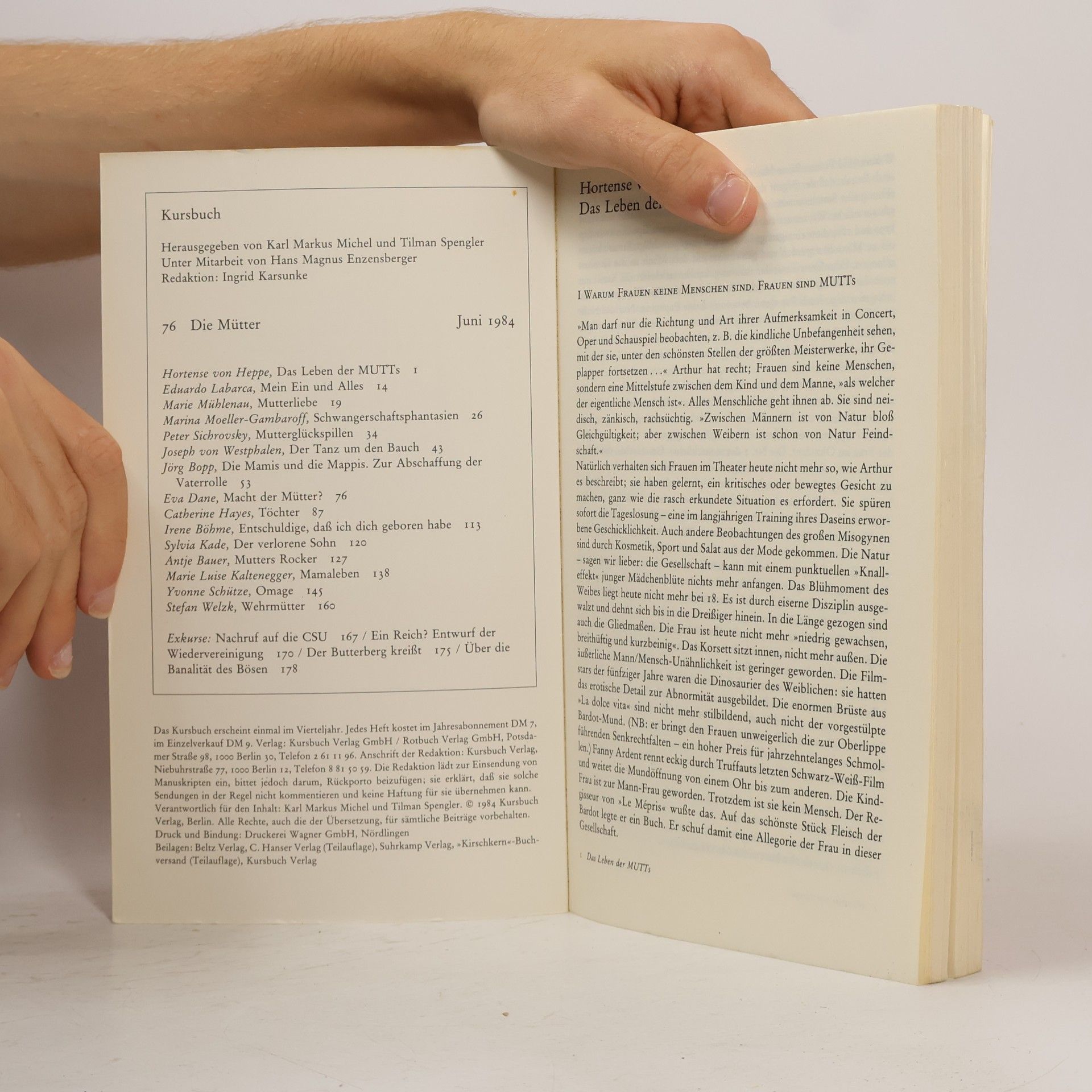 Autorenkollektiv Kursbuch 76