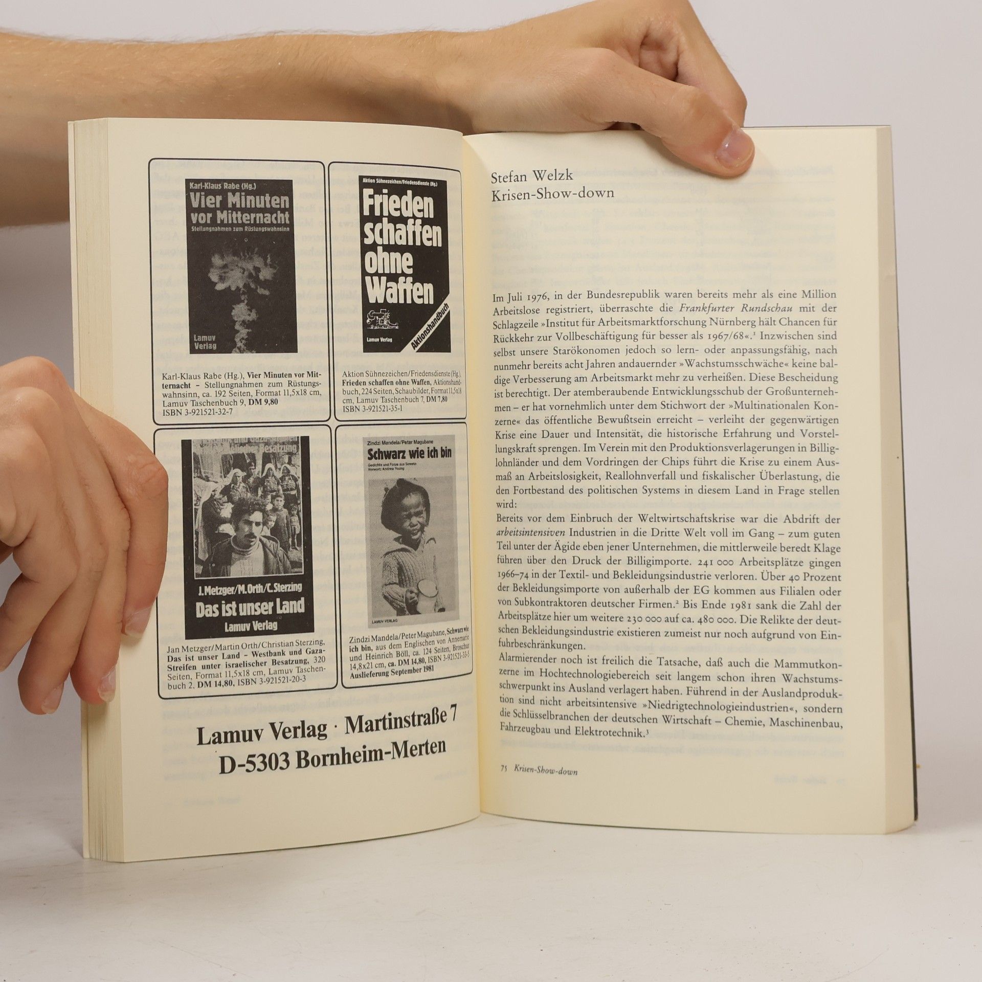 Autorenkollektiv Kursbuch 69, 1982. Unsere Wirtschaft