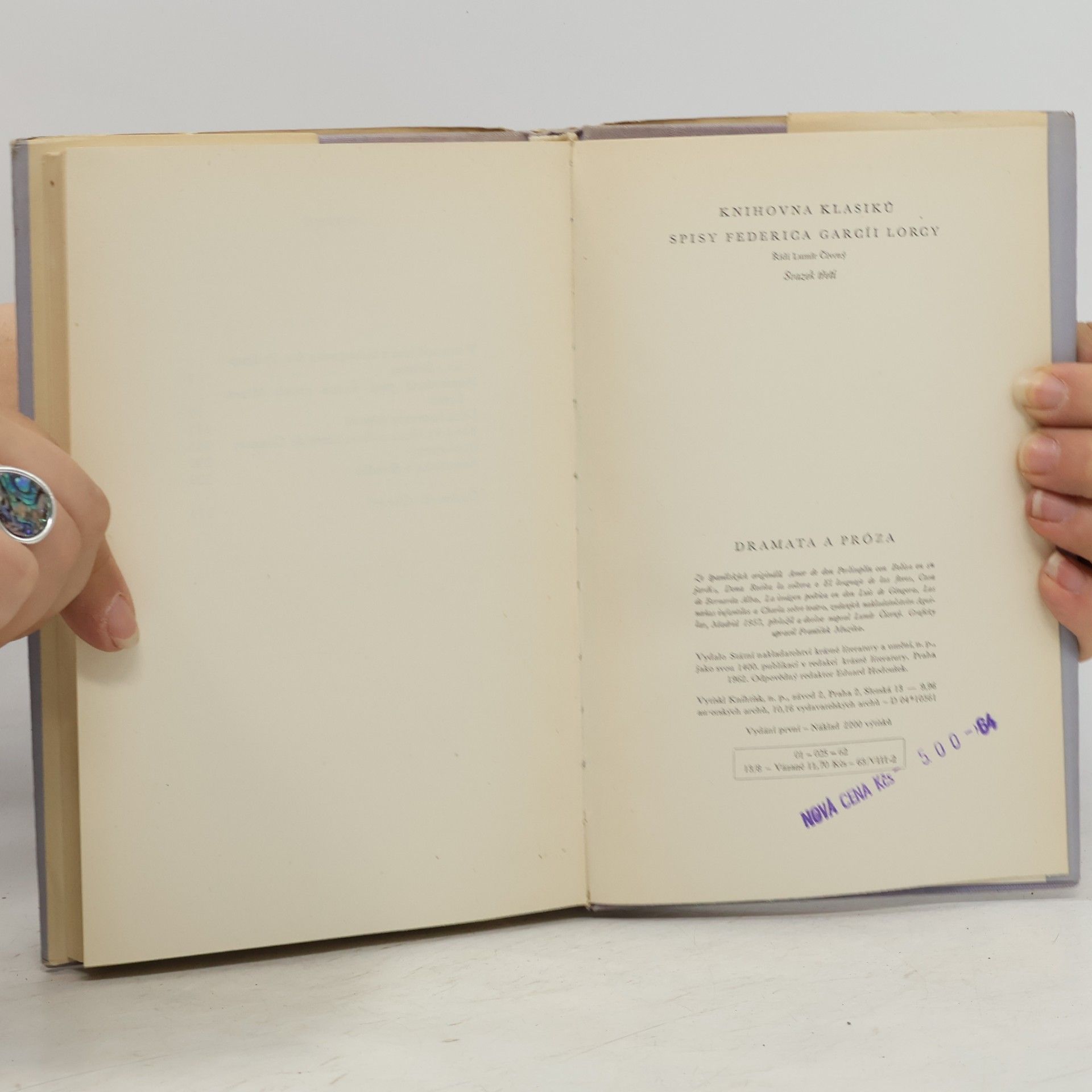 Federico García Lorca Dramata a próza
