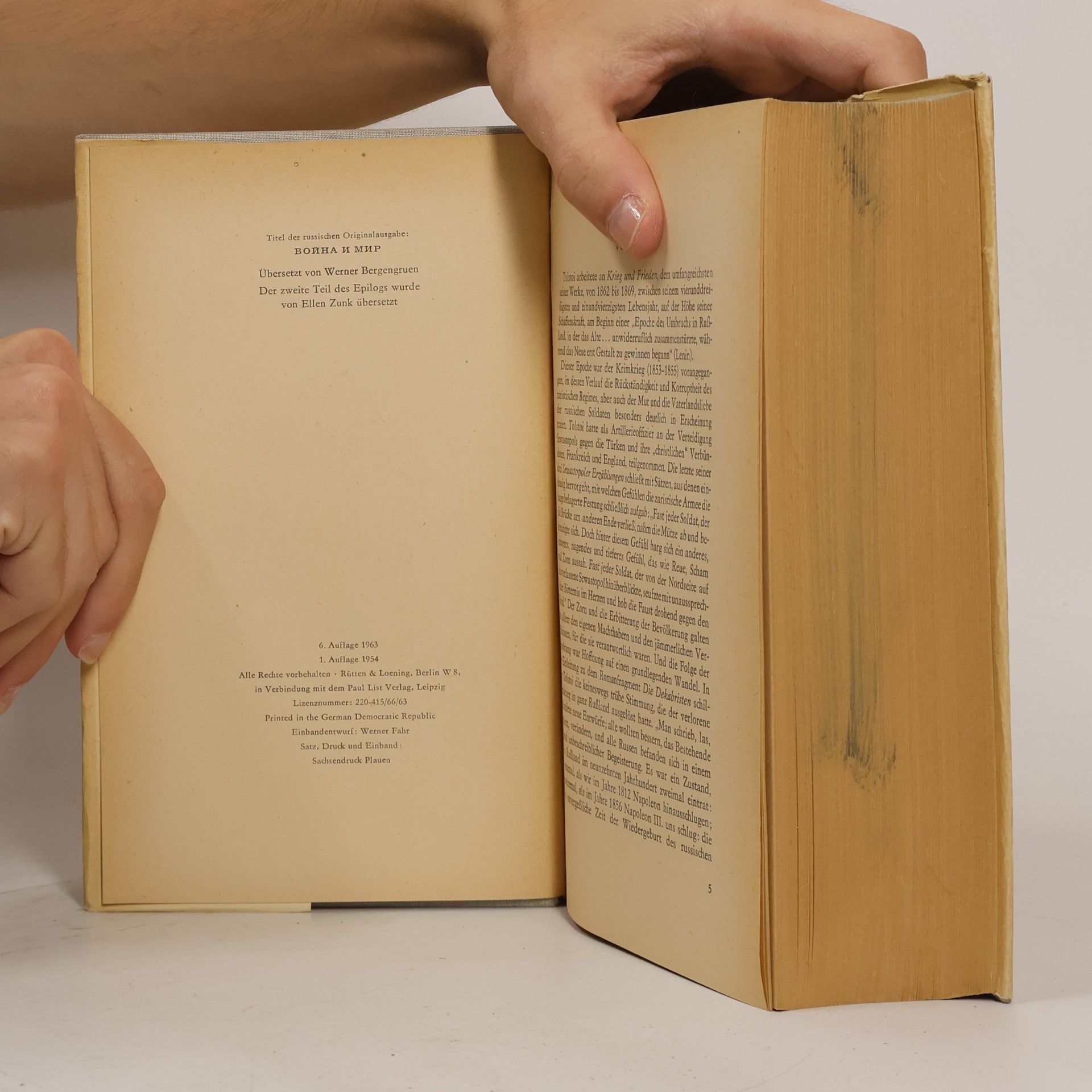 Lew Nikolajewitsch Tolstoi Krieg und Frieden