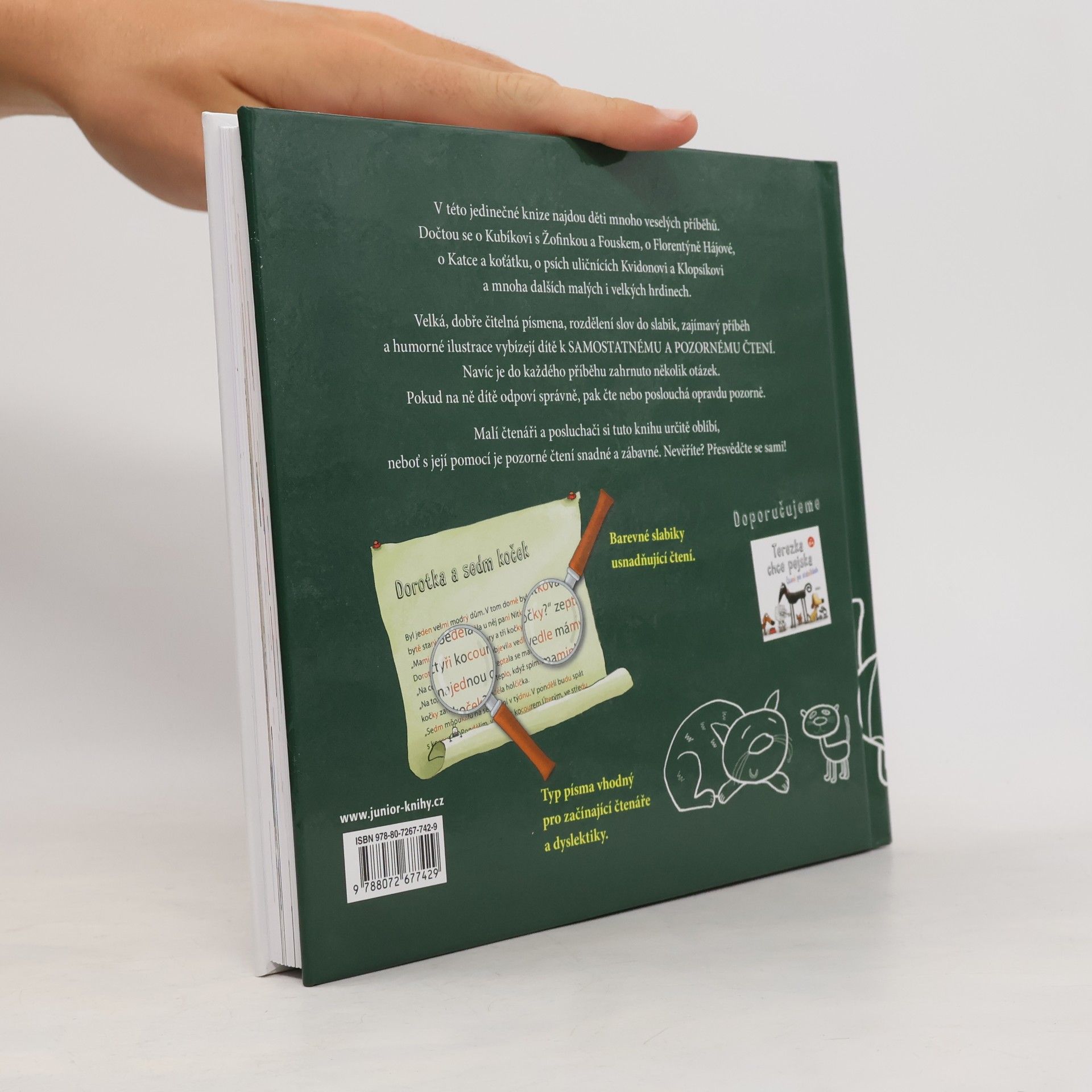 Joanna Krzyżanek Dorotka a sedm koček : pozorné čtení (po slabikách)