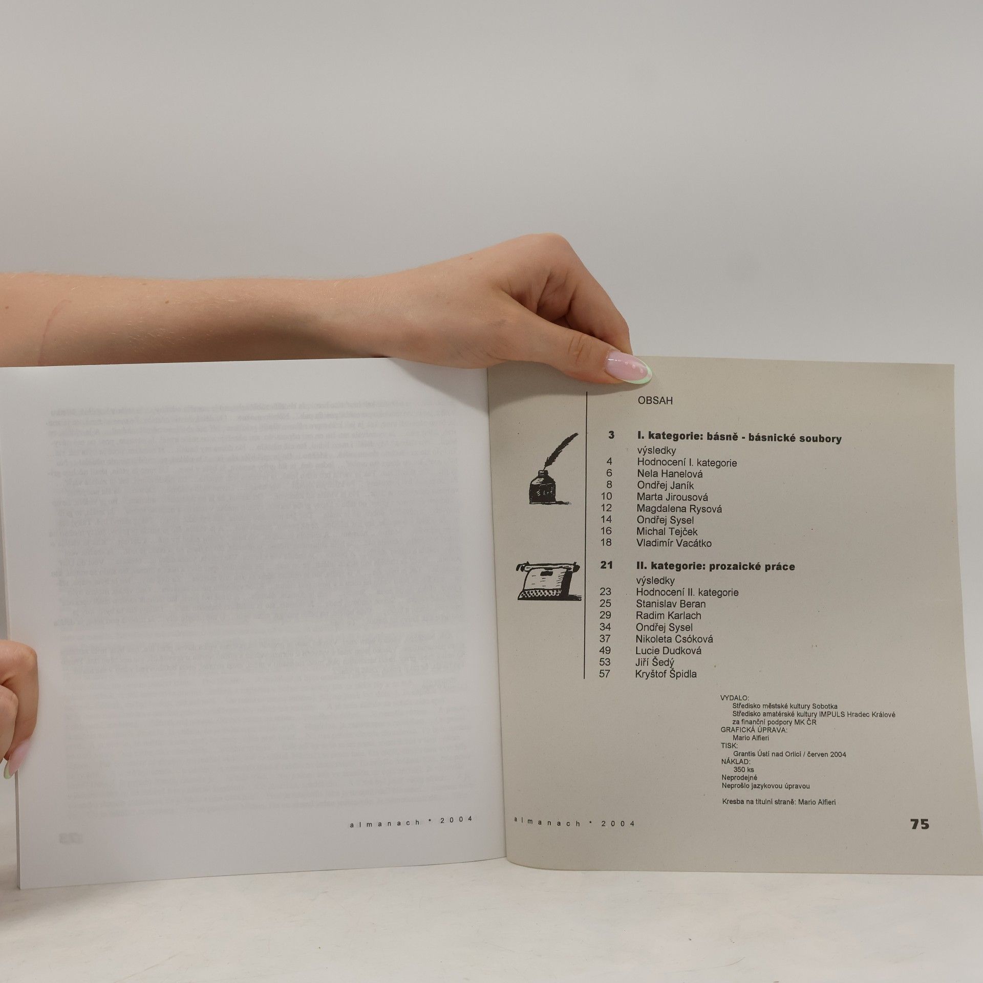 Kolektiv autorů Almanach literární soutěže Šrámkova Sobotka 2004