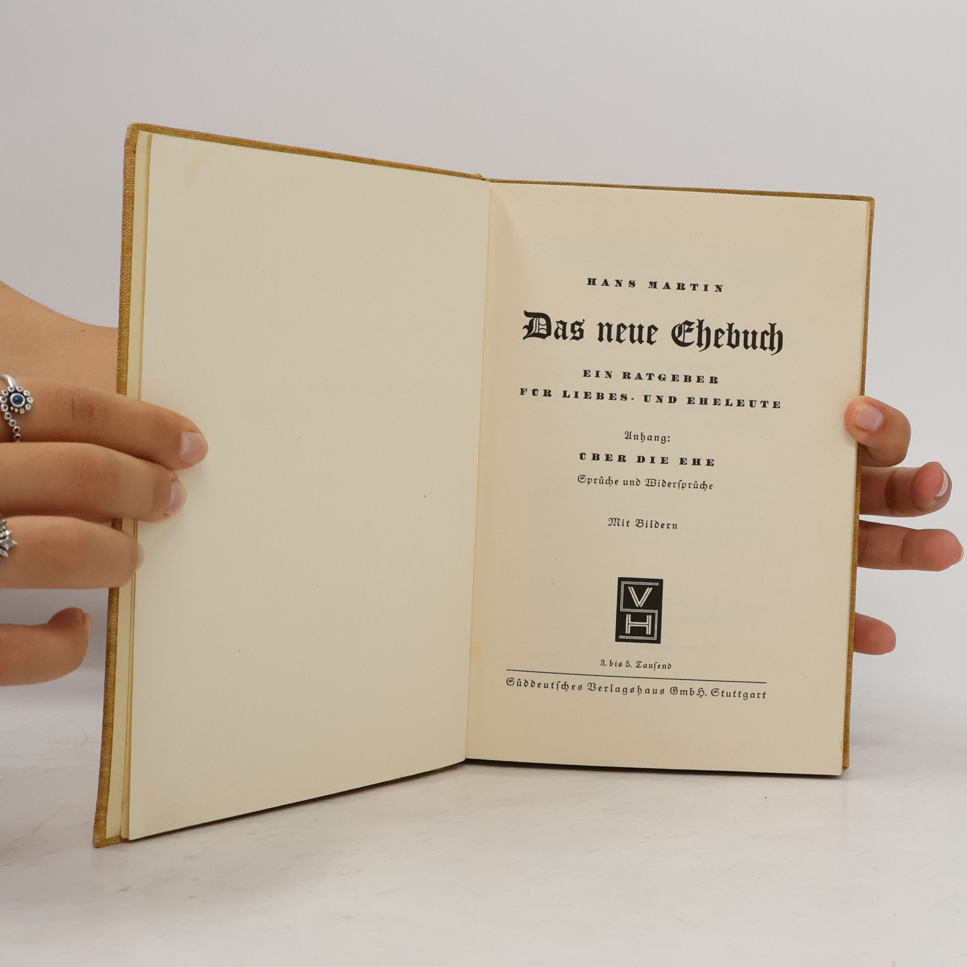 Hans Martin Das neue Ehebuch