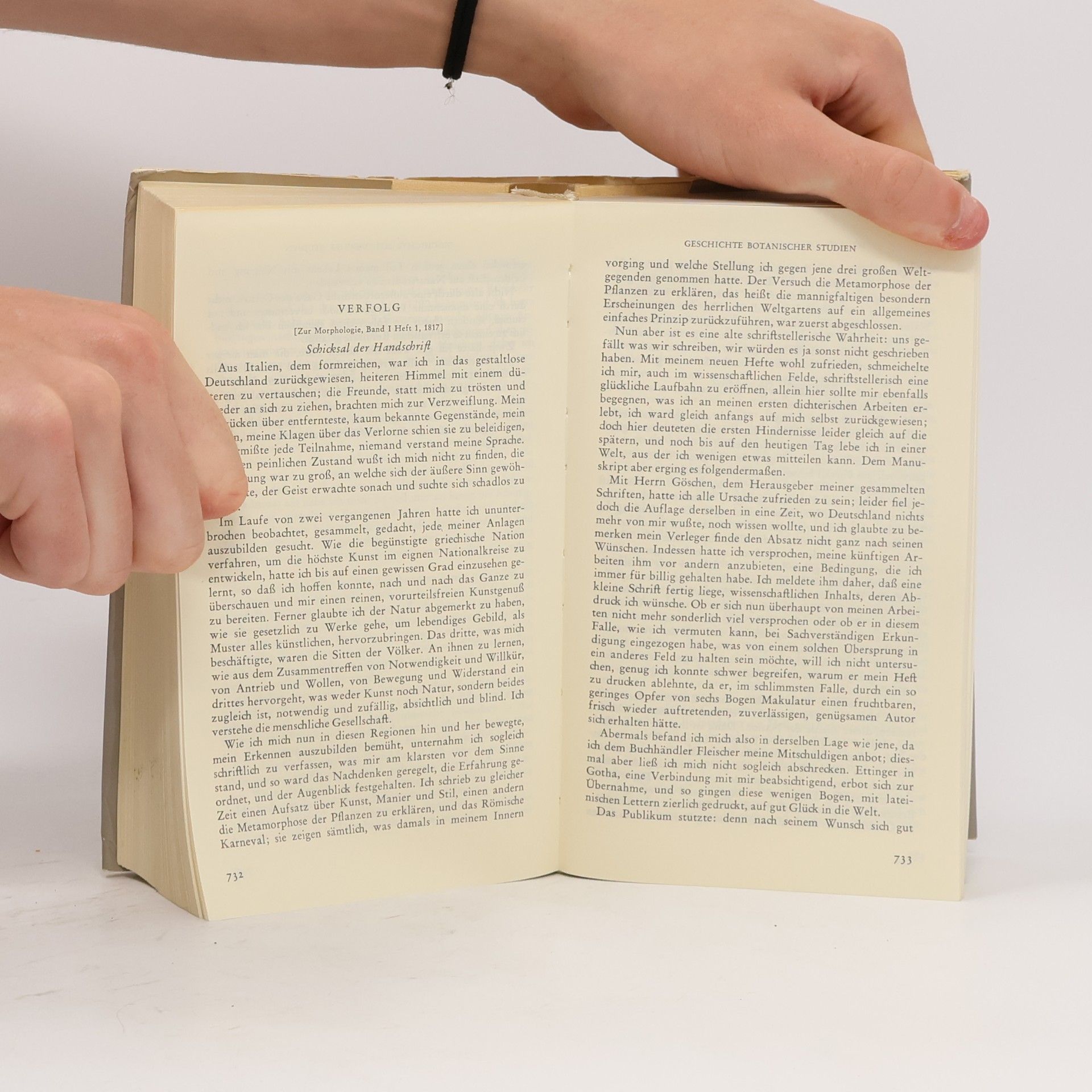 Johann Wolfgang von Goethe Goethe Werke in Acht Bänden 8. Naturwissenschaftliche Schriften