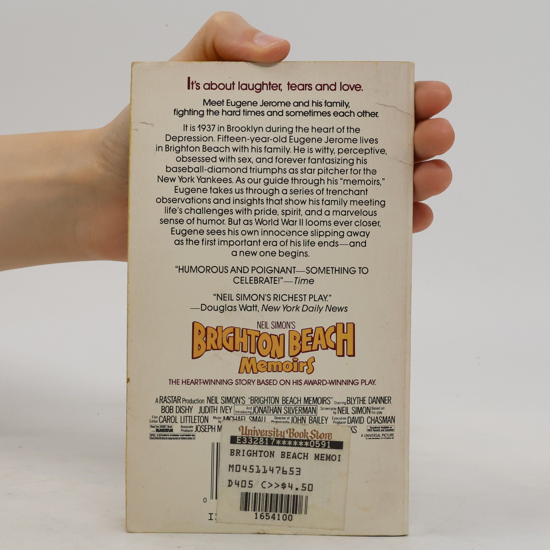 Neil Simon Brighton Beach Memoirs