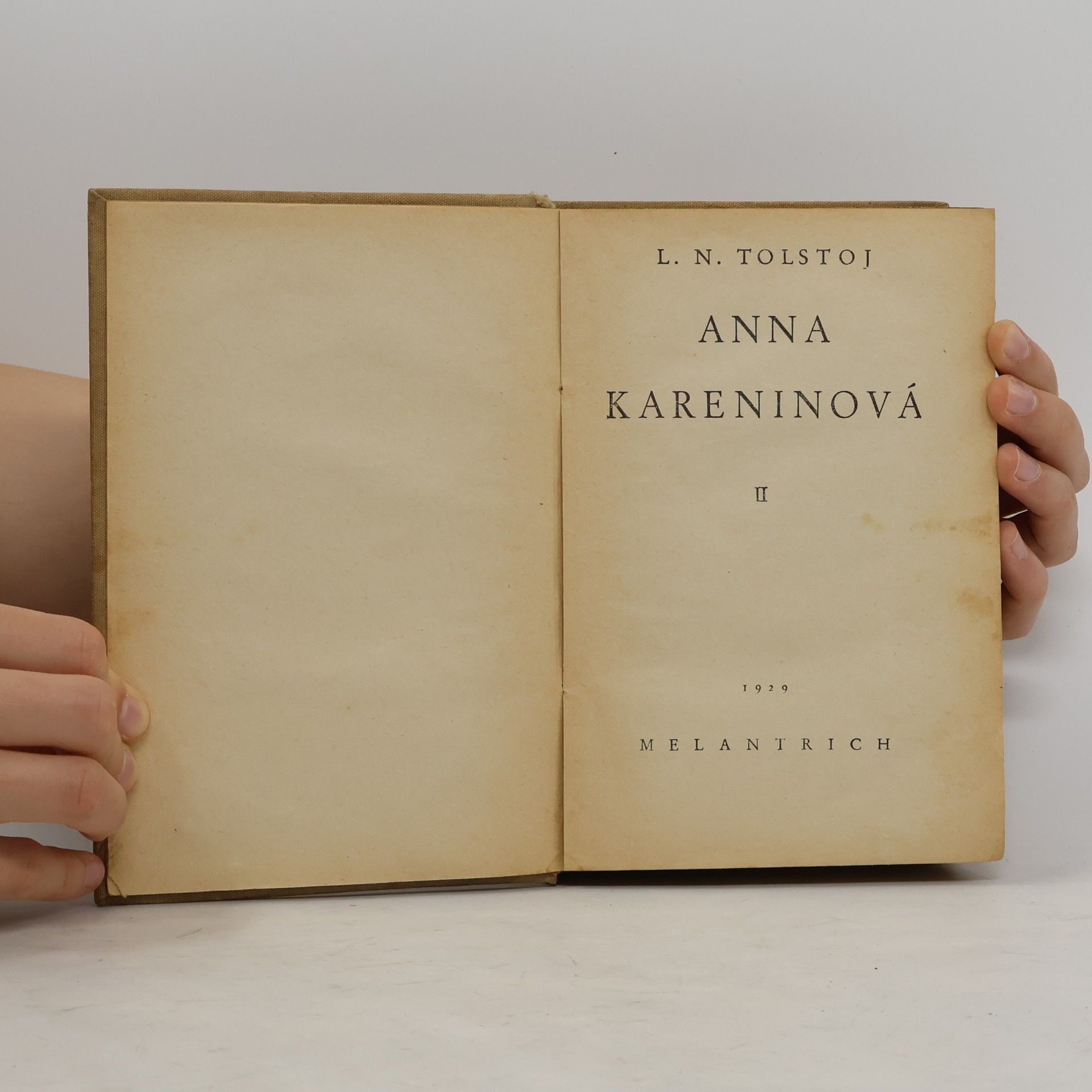 Lev Nikolajevič Tolstoj Anna Kareninová II.