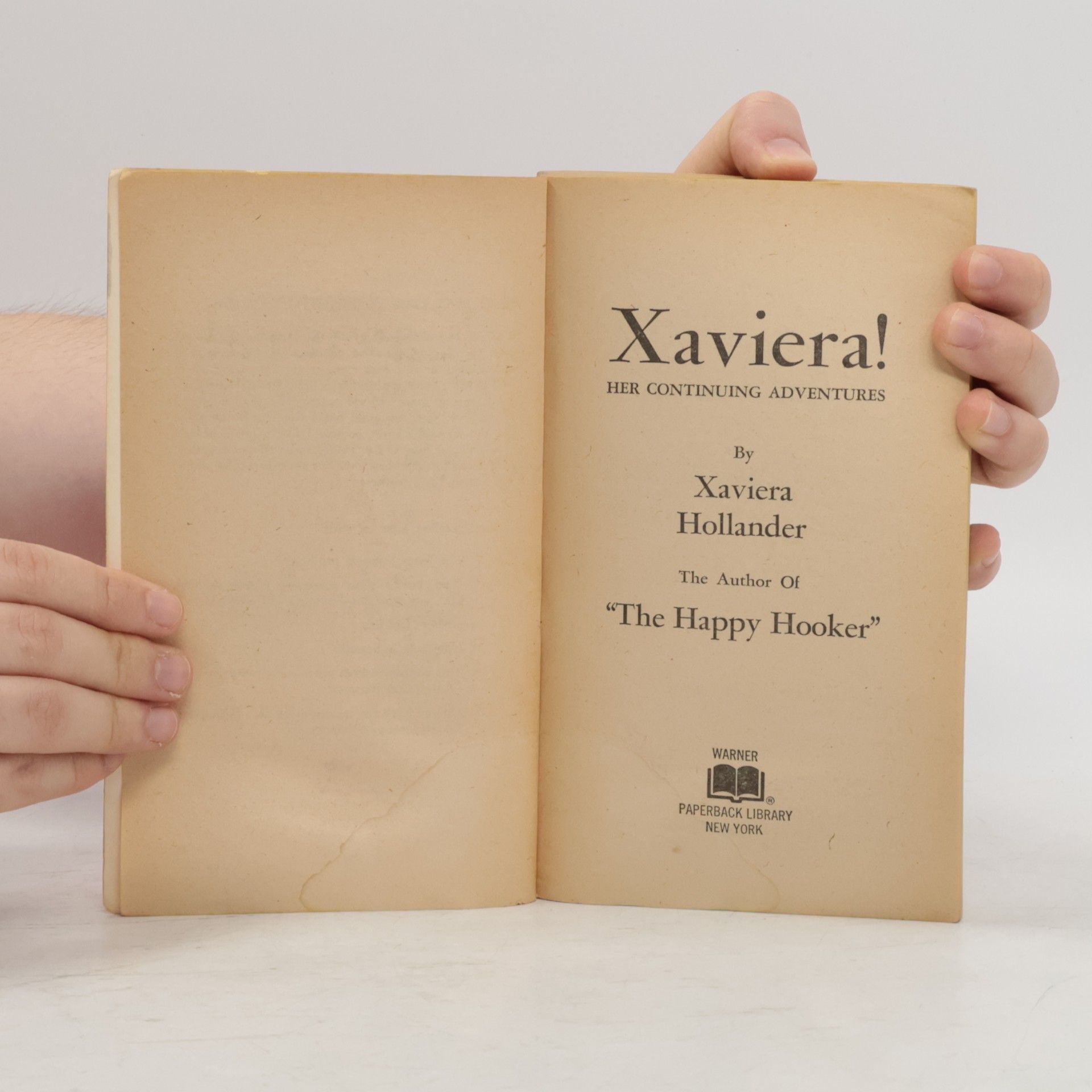 Xaviera Hollander The Happy Hooker