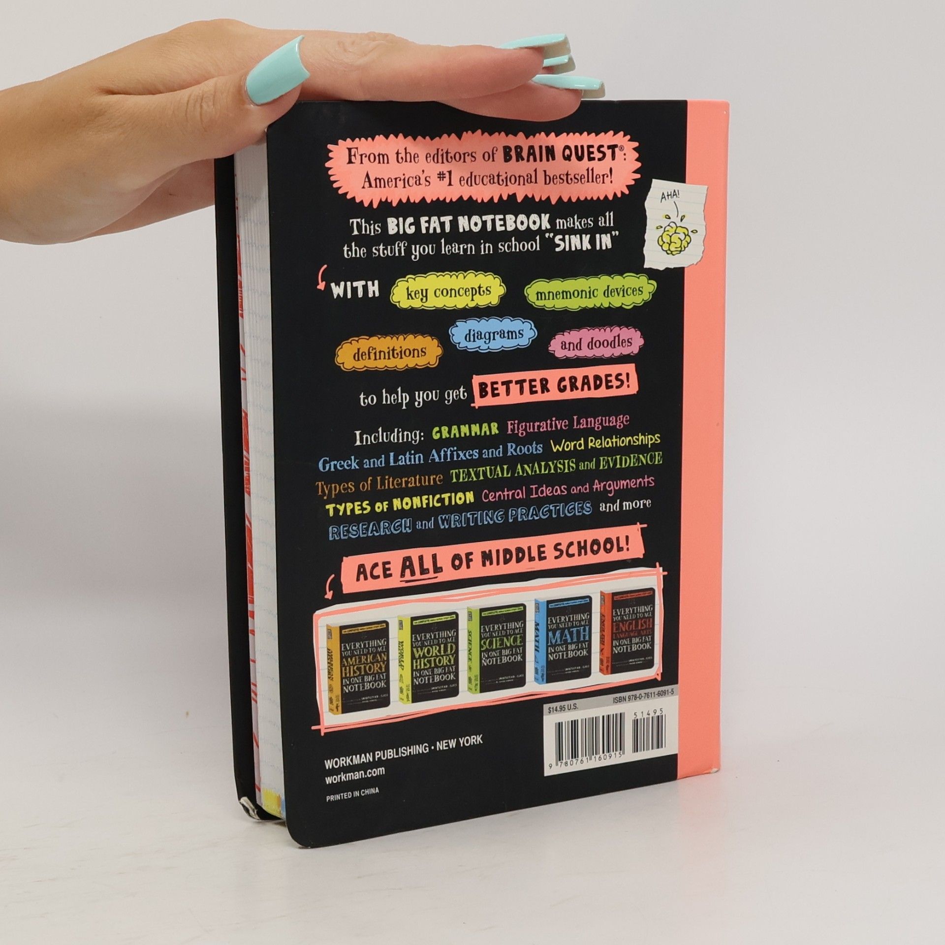 Workman Publishing Everything You Need to Ace English Language Arts in One Big Fat Notebook
