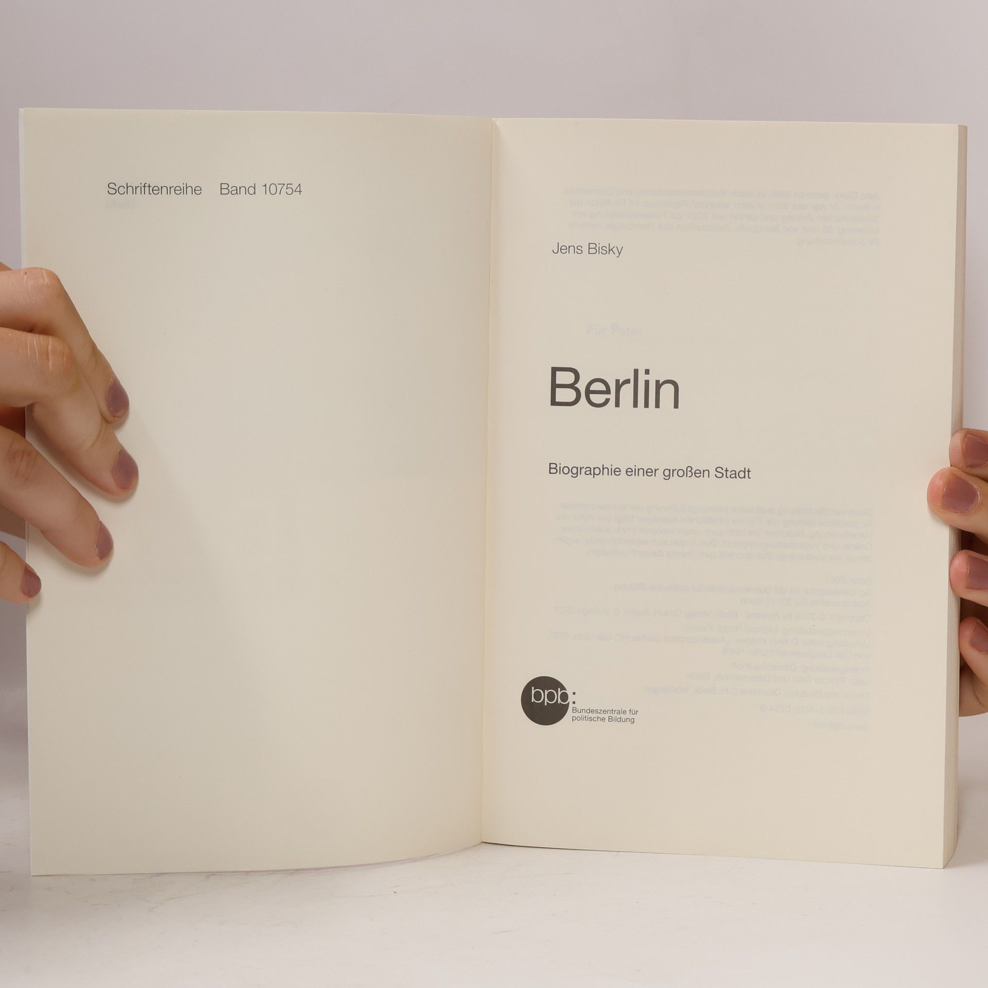 Jens Bisky Berlin 10754