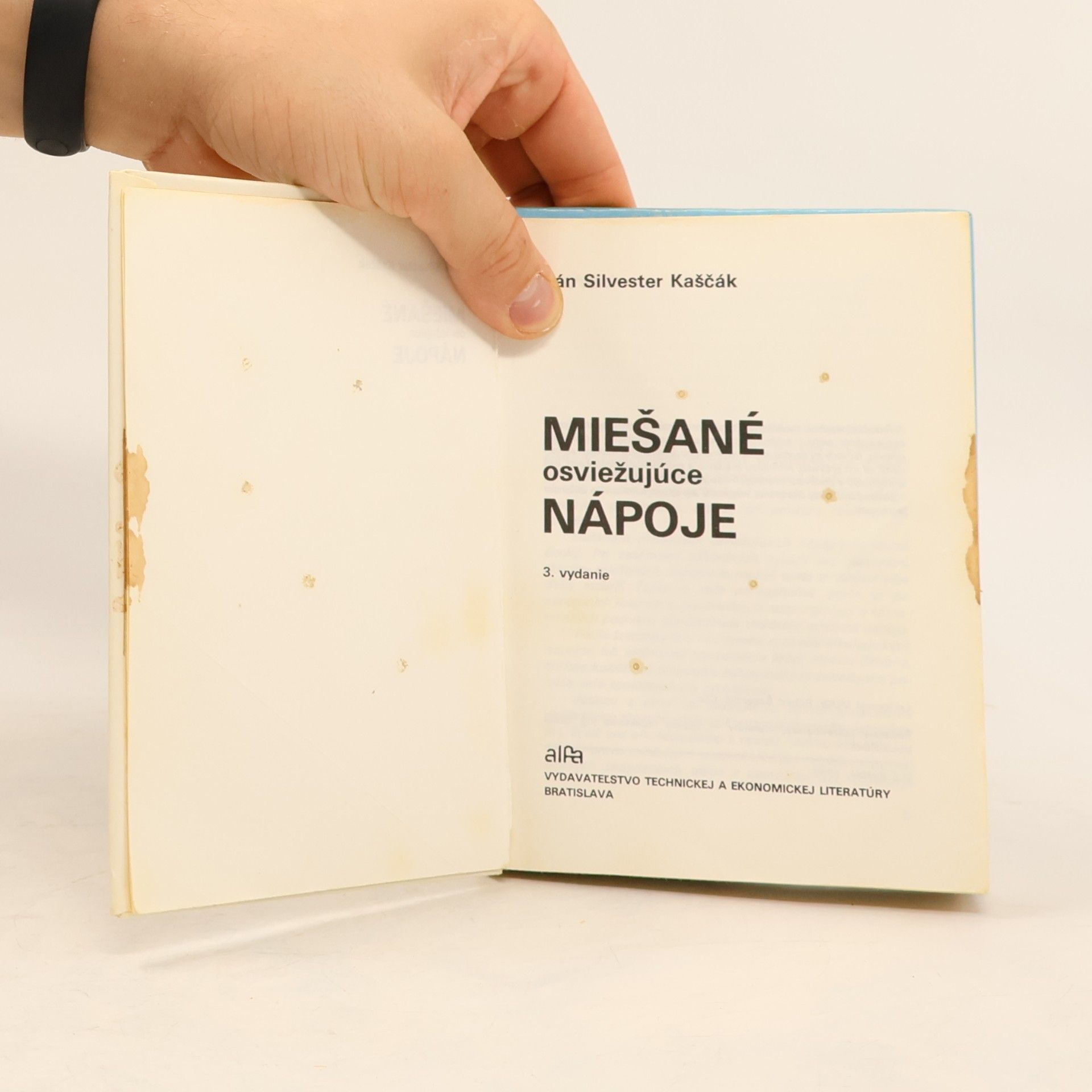 Ján Silvester Kaščák Miešané osviežujúce nápoje