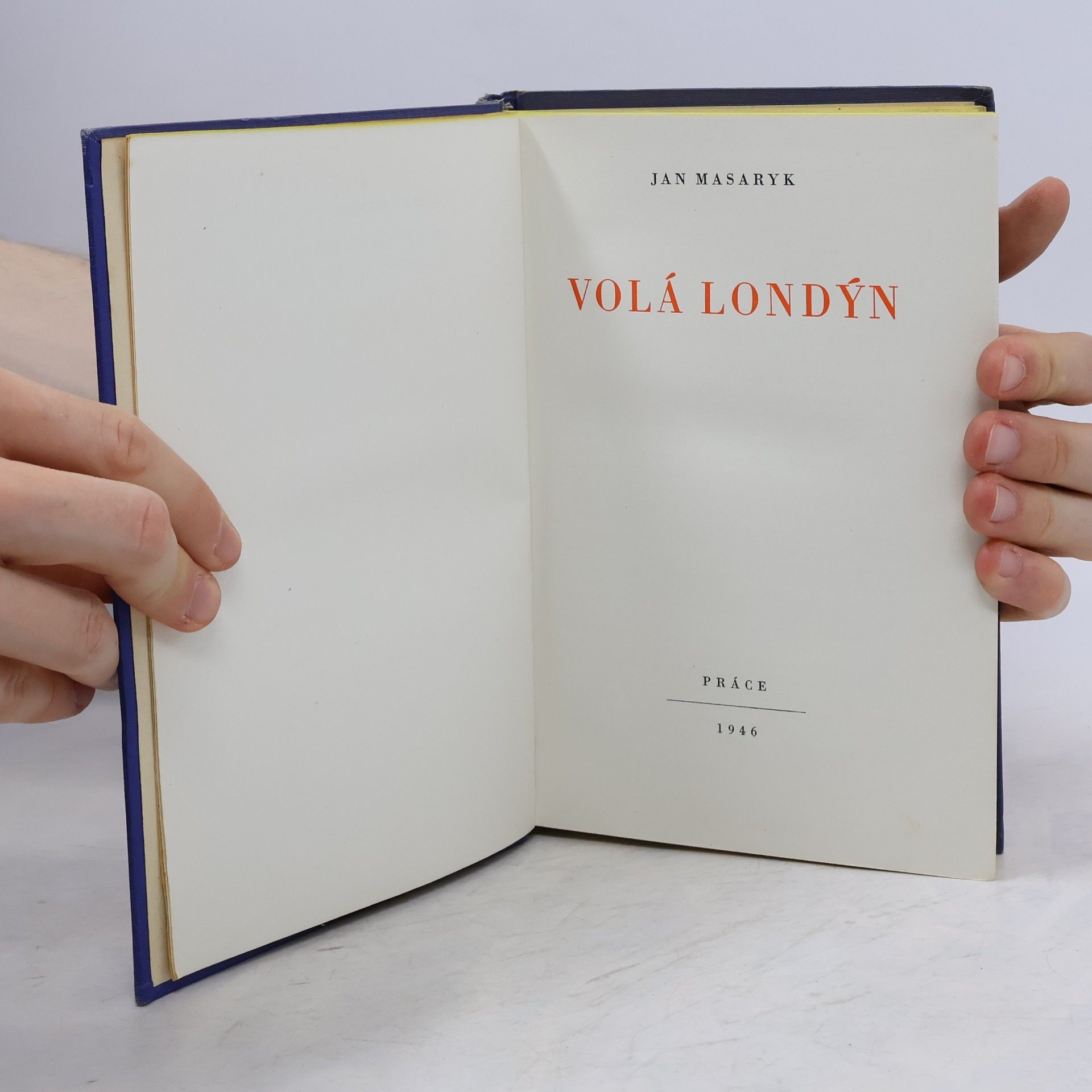Jan Masaryk Volá Londýn