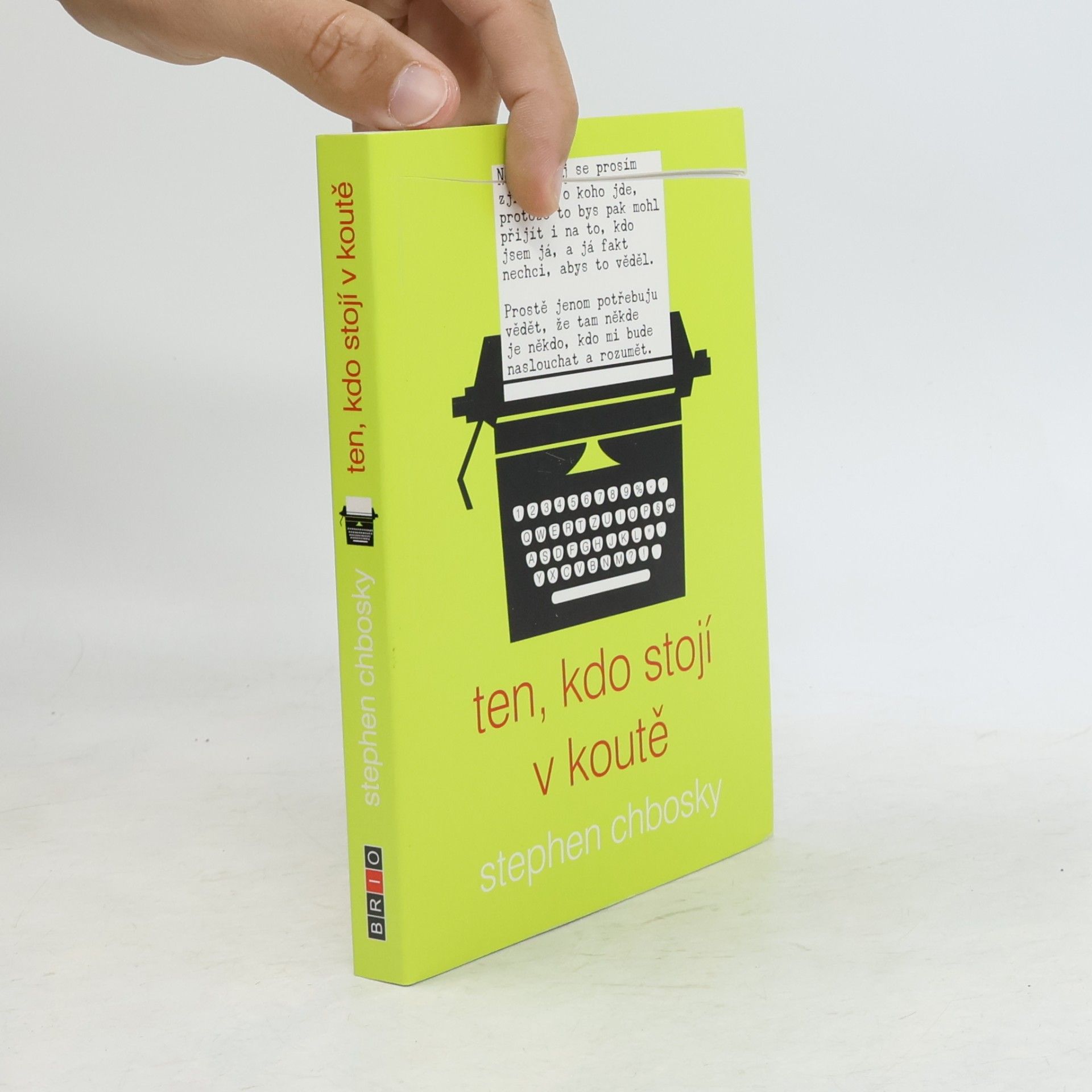 Stephen Chbosky Ten, kdo stojí v koutě