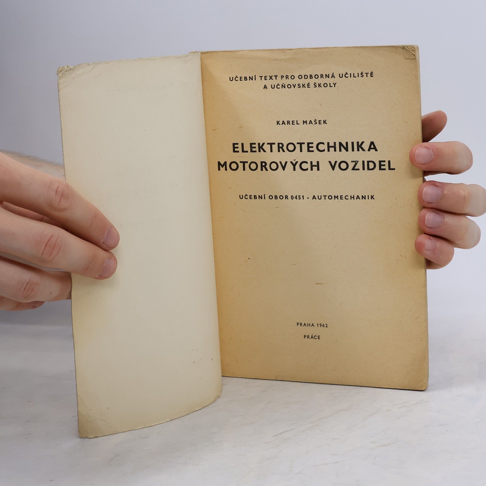 Karel Mašek Elektrotechnika motorových vozidel