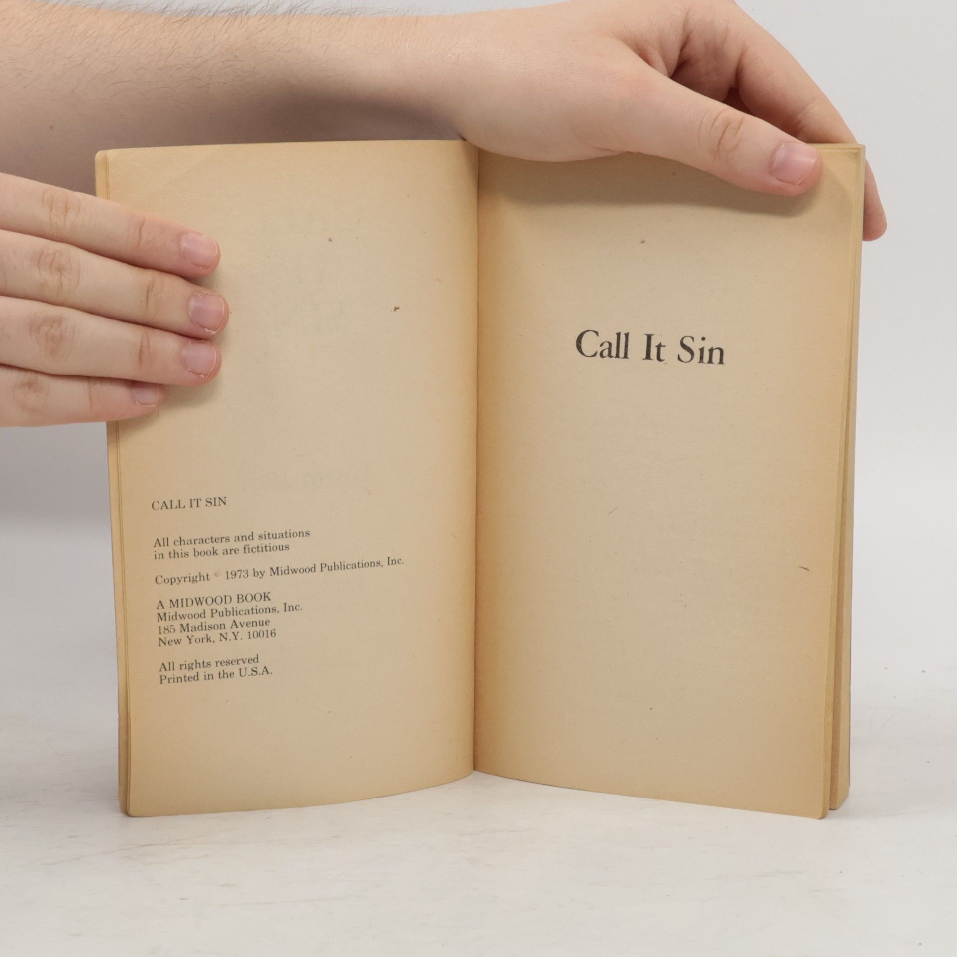 Austin Barr Call It Sin