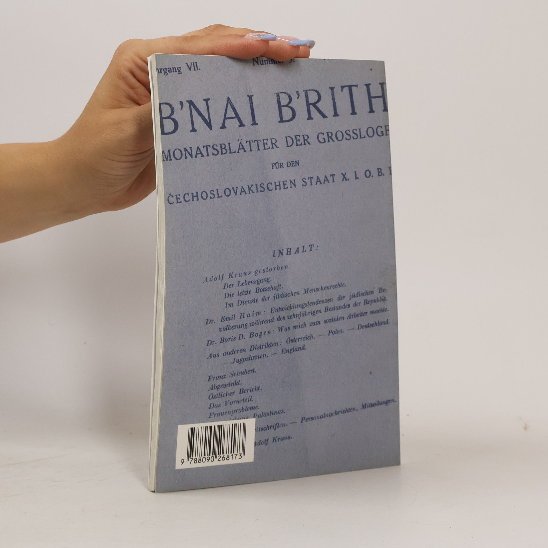 Kateřina Jurečková B'nai B'rith