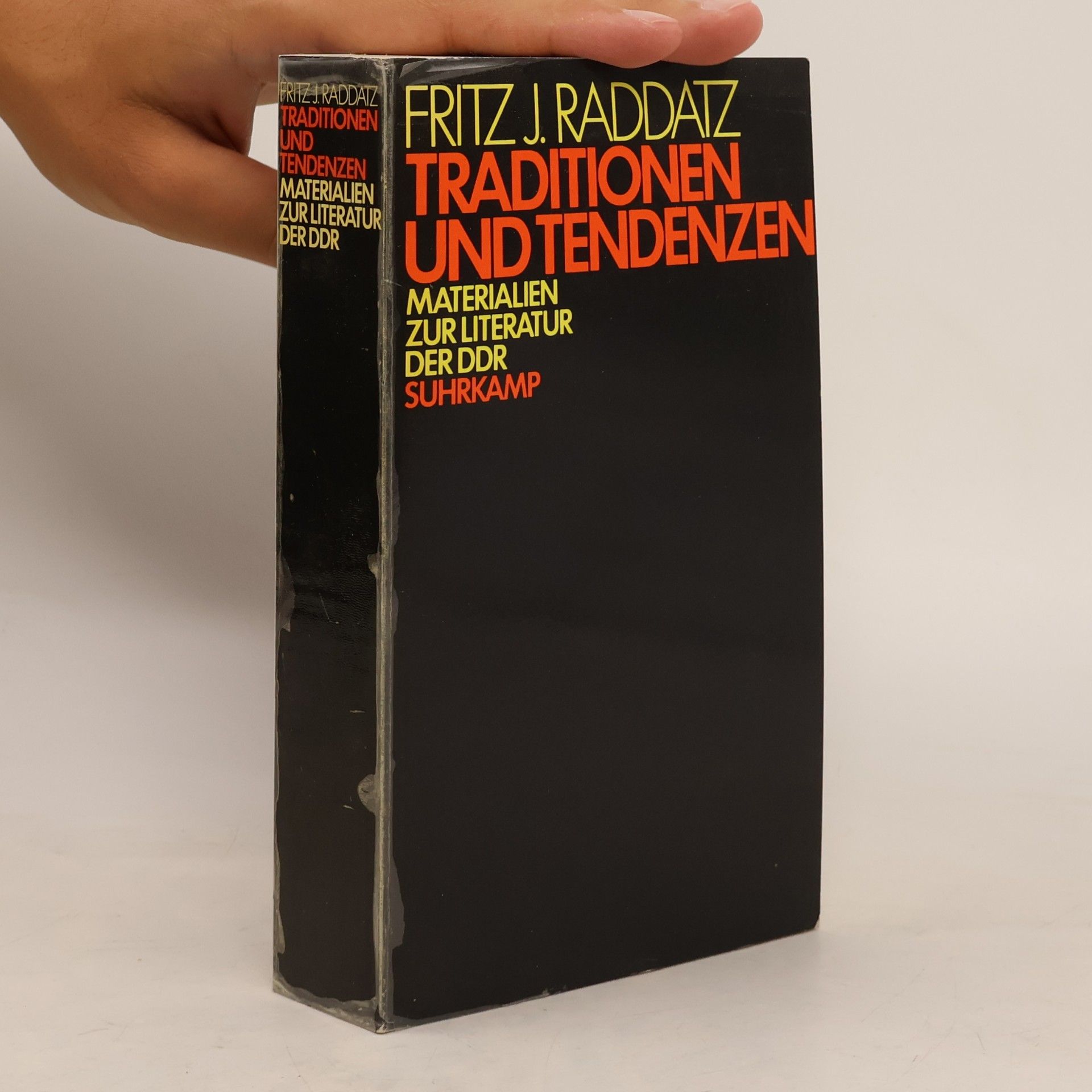 Fritz J. Raddatz Traditionen und Tendenzen