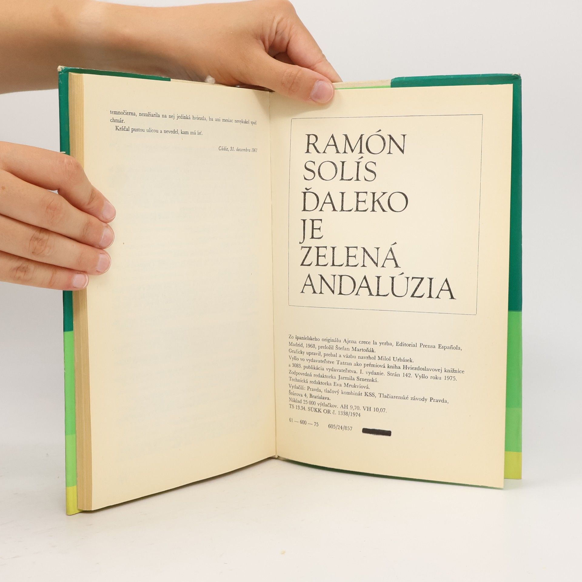 Ramón Solís Ďaleko je zelená Andalúzia