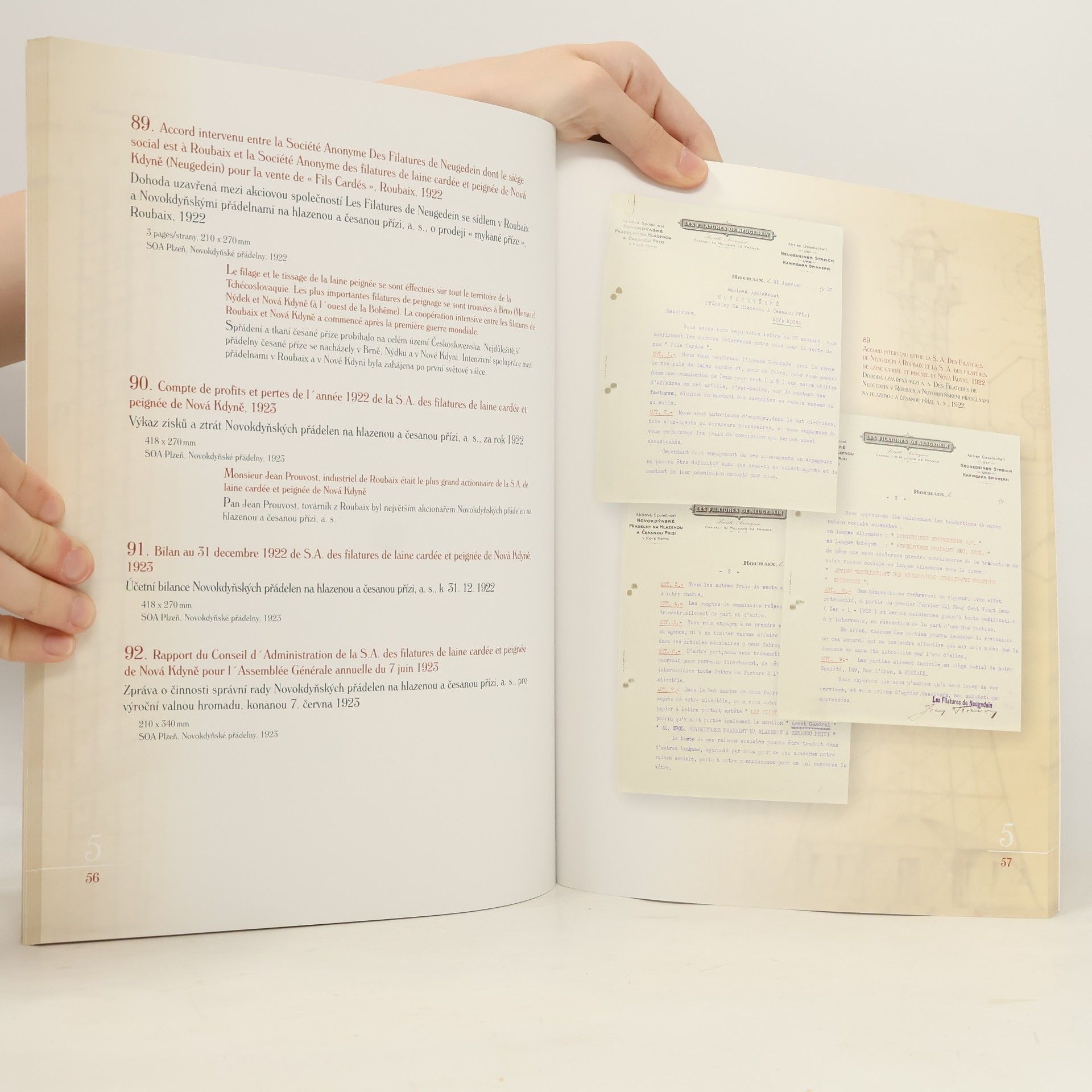 Marie Tarantová Industries et commerce tchèques en France XIXe-XXe siècles : exposition des documents déposés aux archives tchèques = Český průmysl a obchod ve Francii XIX.-XX. století : výstava dokumentů z českých archivů