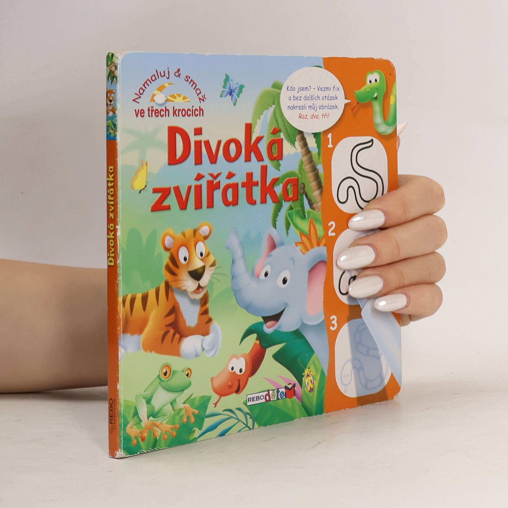 Brenda Apsley Divoká zvířátka. Namaluj a smaž ve třech krocích.