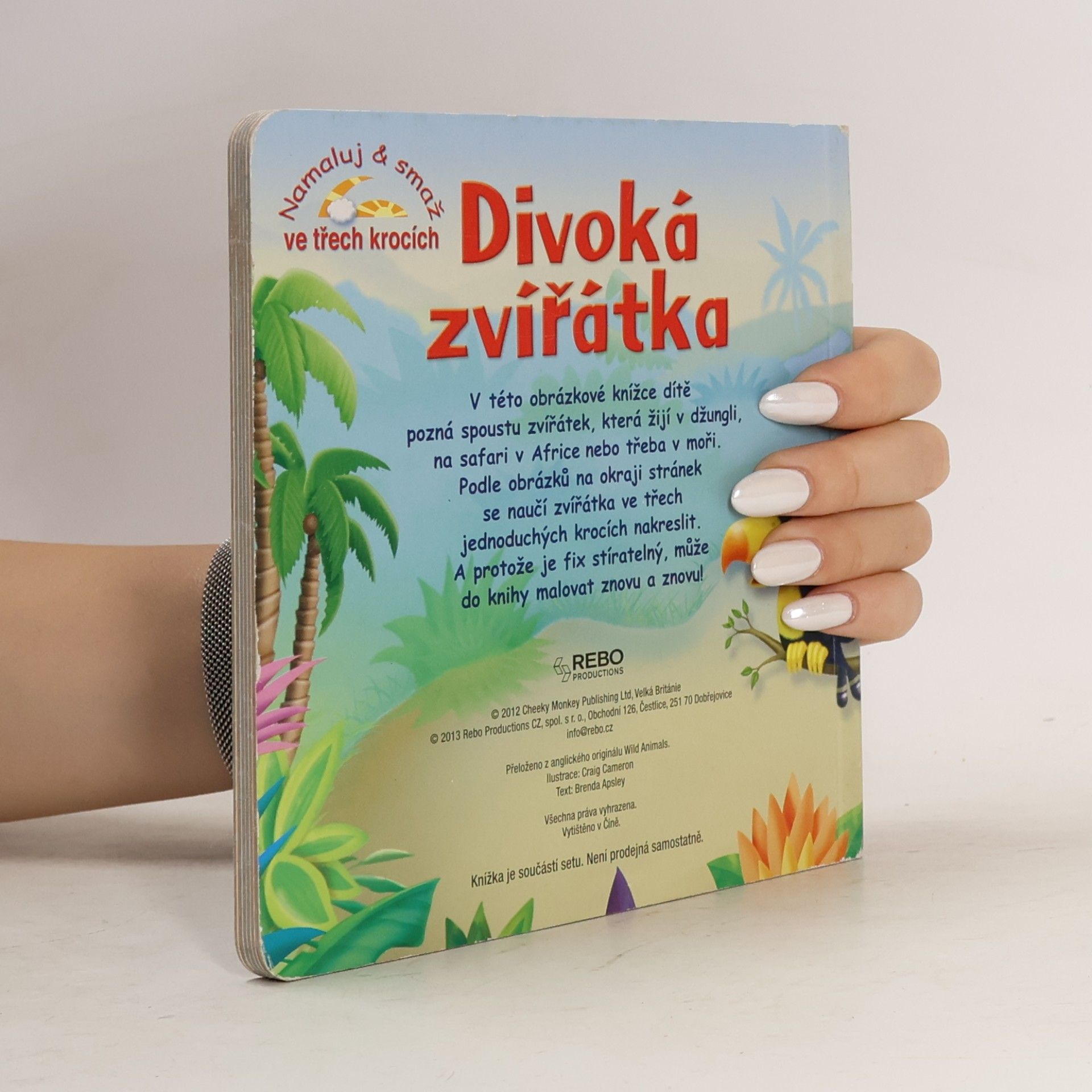 Brenda Apsley Divoká zvířátka. Namaluj a smaž ve třech krocích.