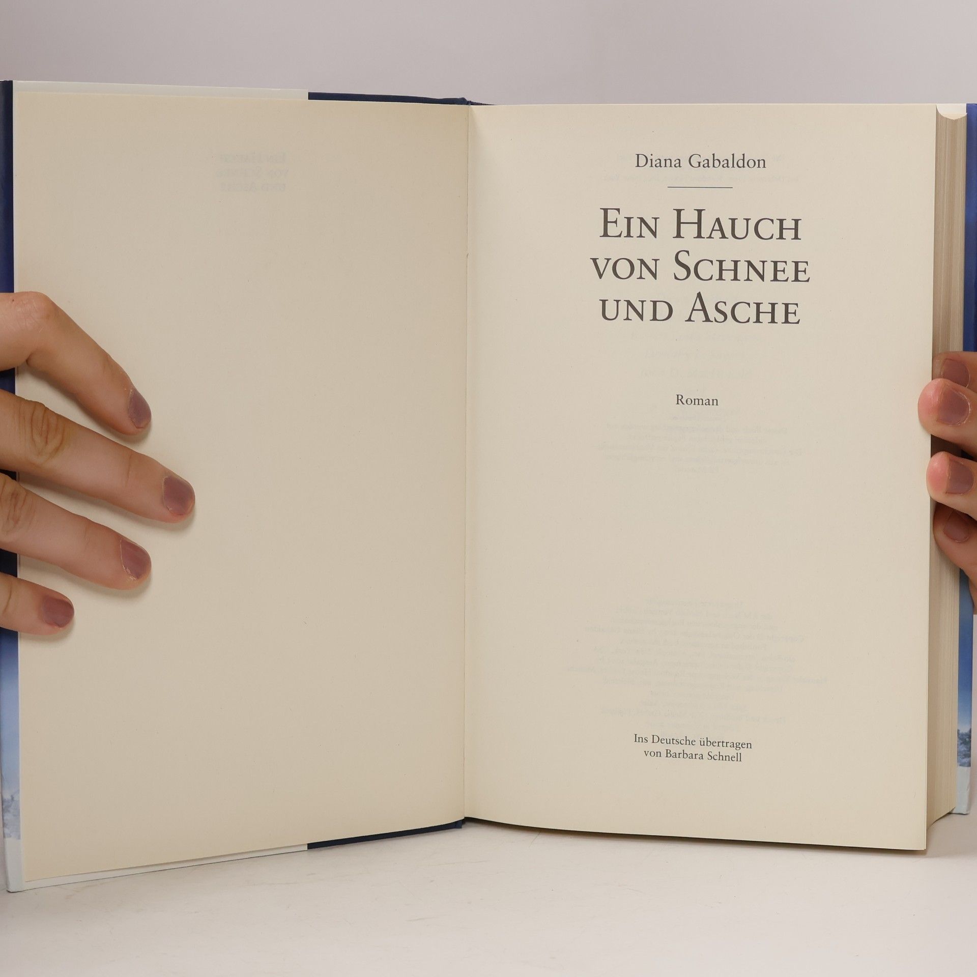 Diana Gabaldon Ein Hauch von Schnee und Asche