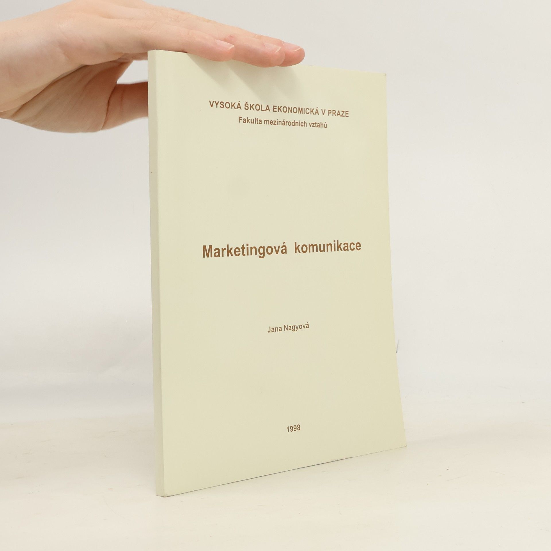 Jana Nagyová Marketingová komunikace