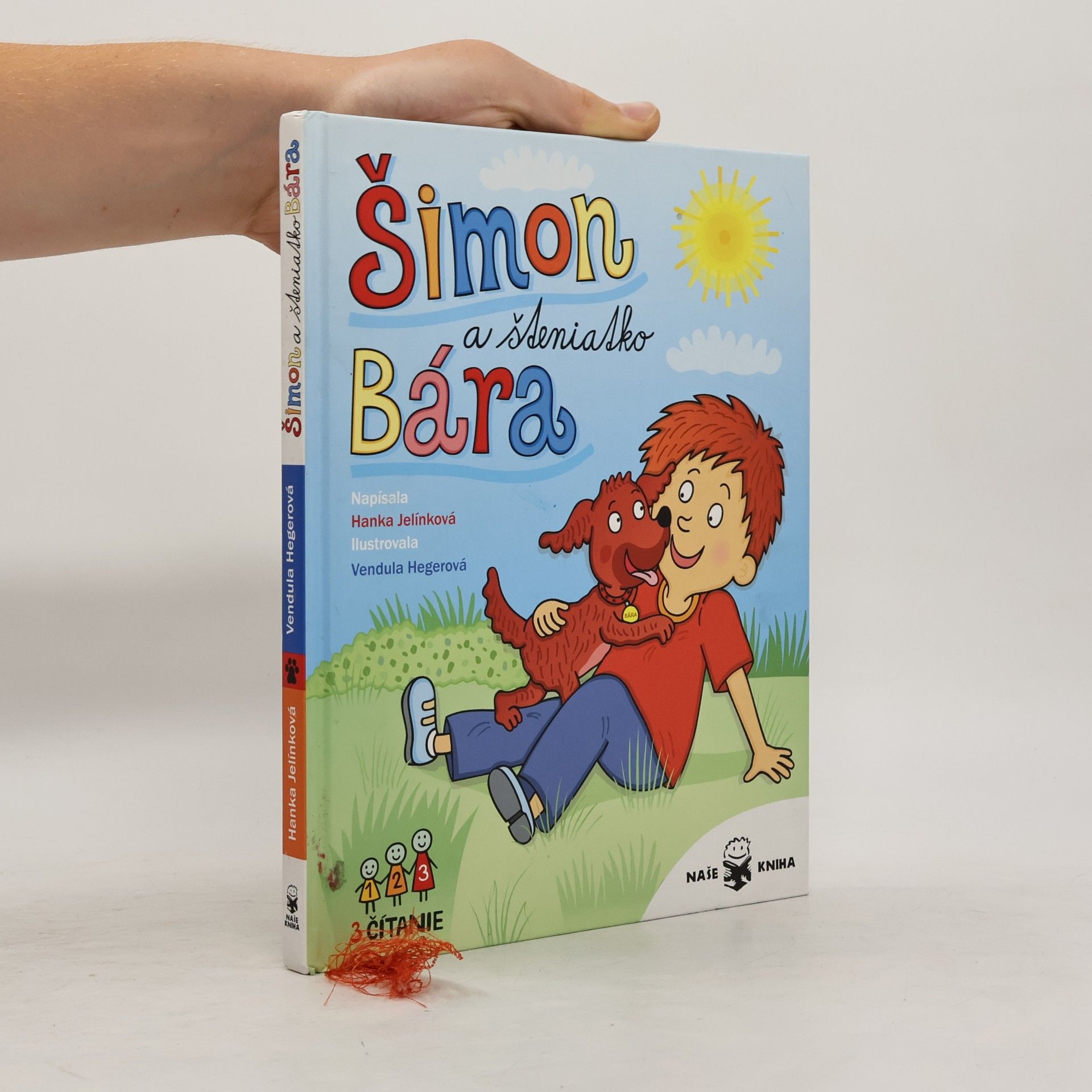 Hanka Jelínková Šimon a šteniatko Bára