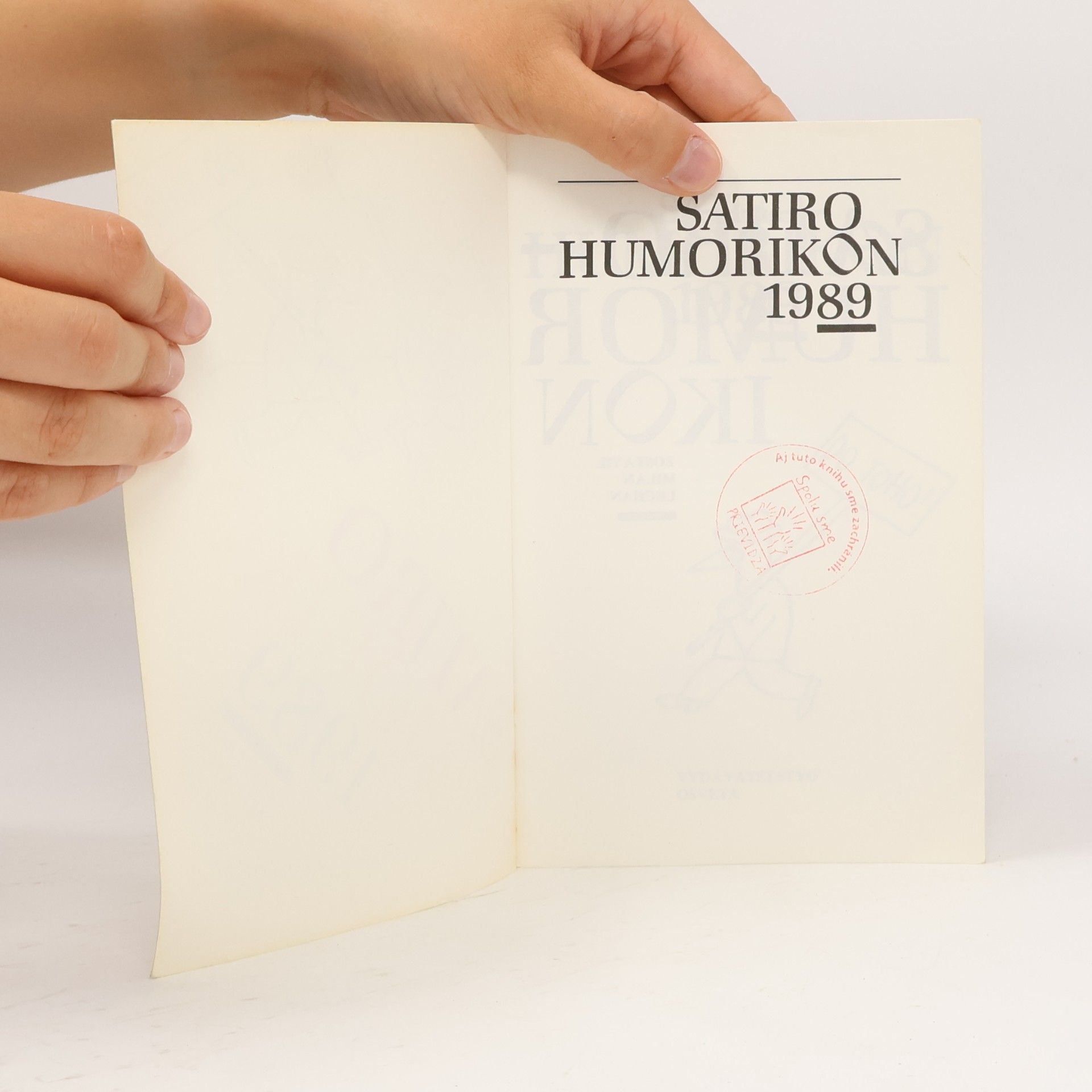 Milan Lechan Satiro-humorikon 1989
