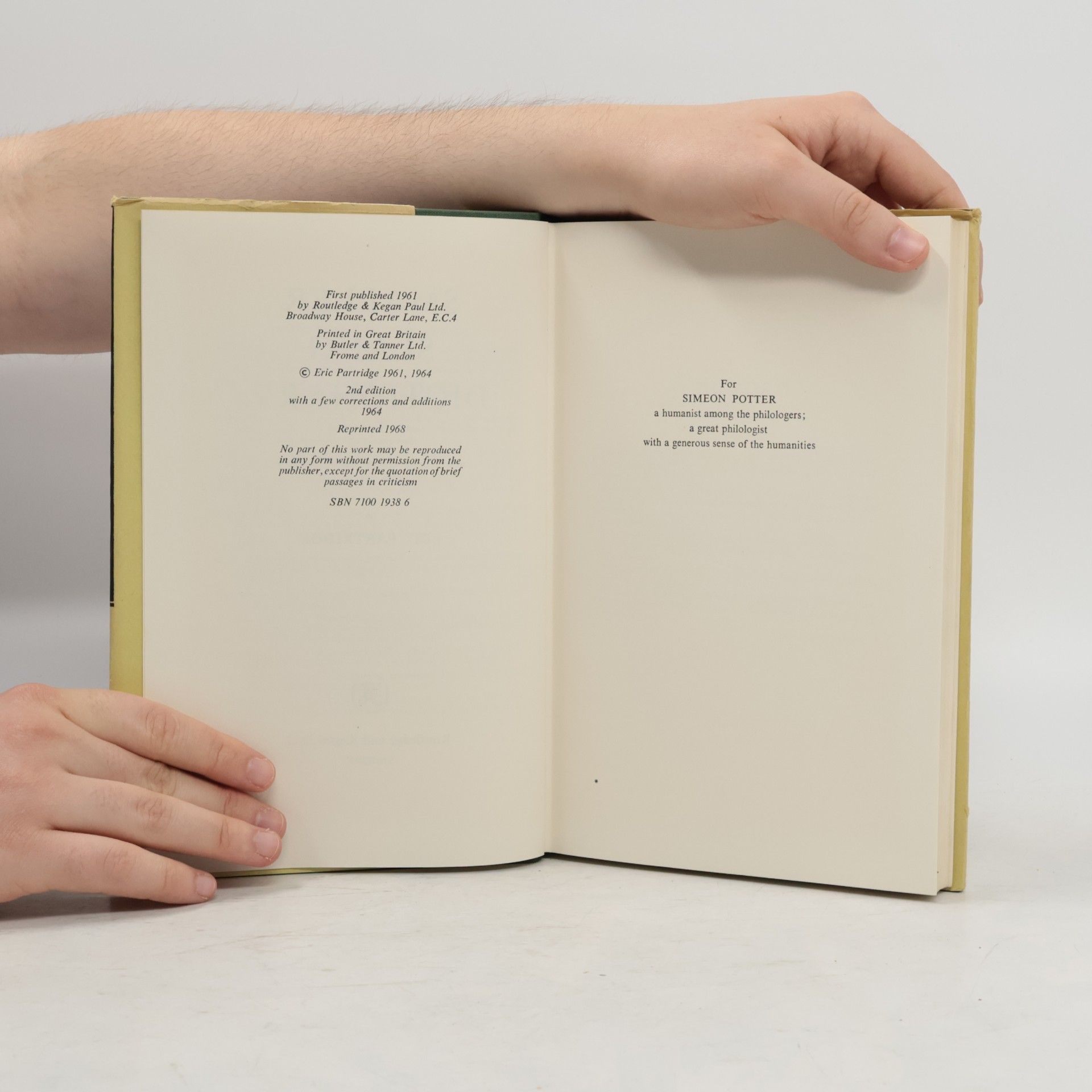 Eric Partridge Smaller Slang Dictionary