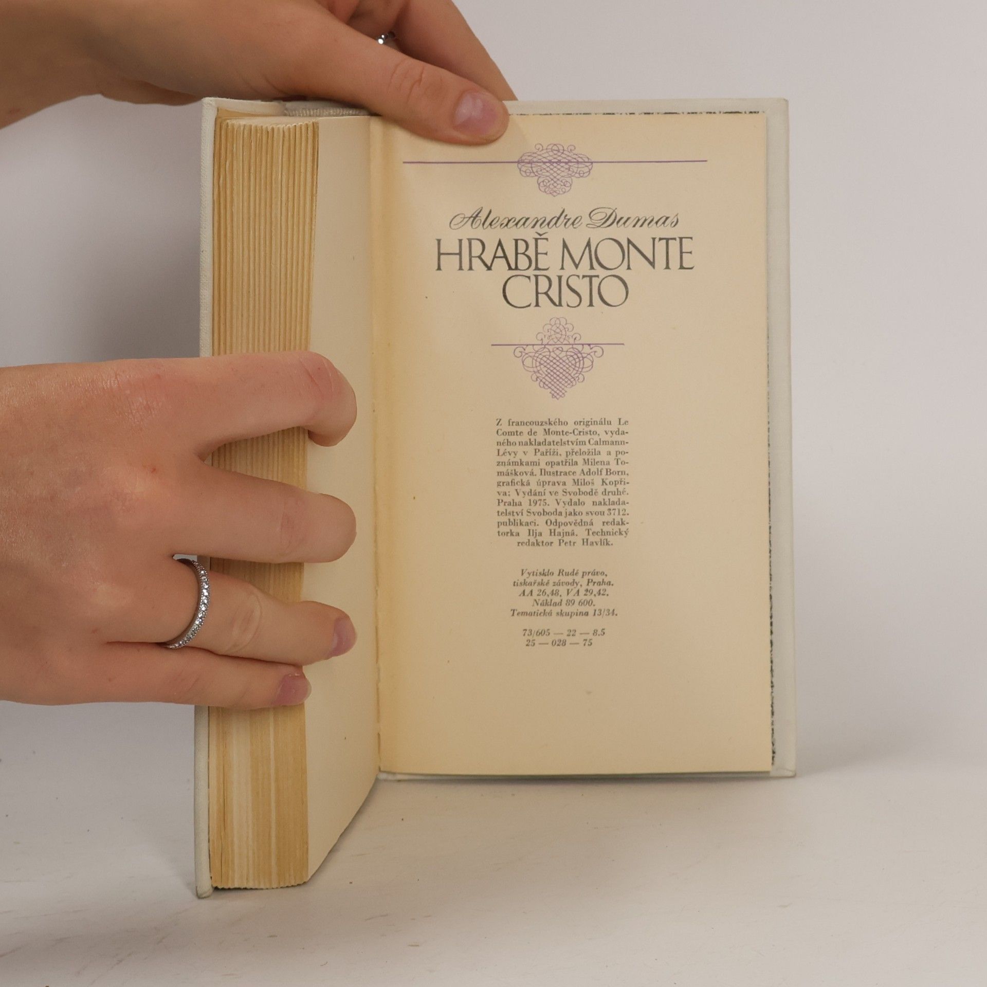 Alexandre Dumas starší Hrabě Monte Cristo 3-4