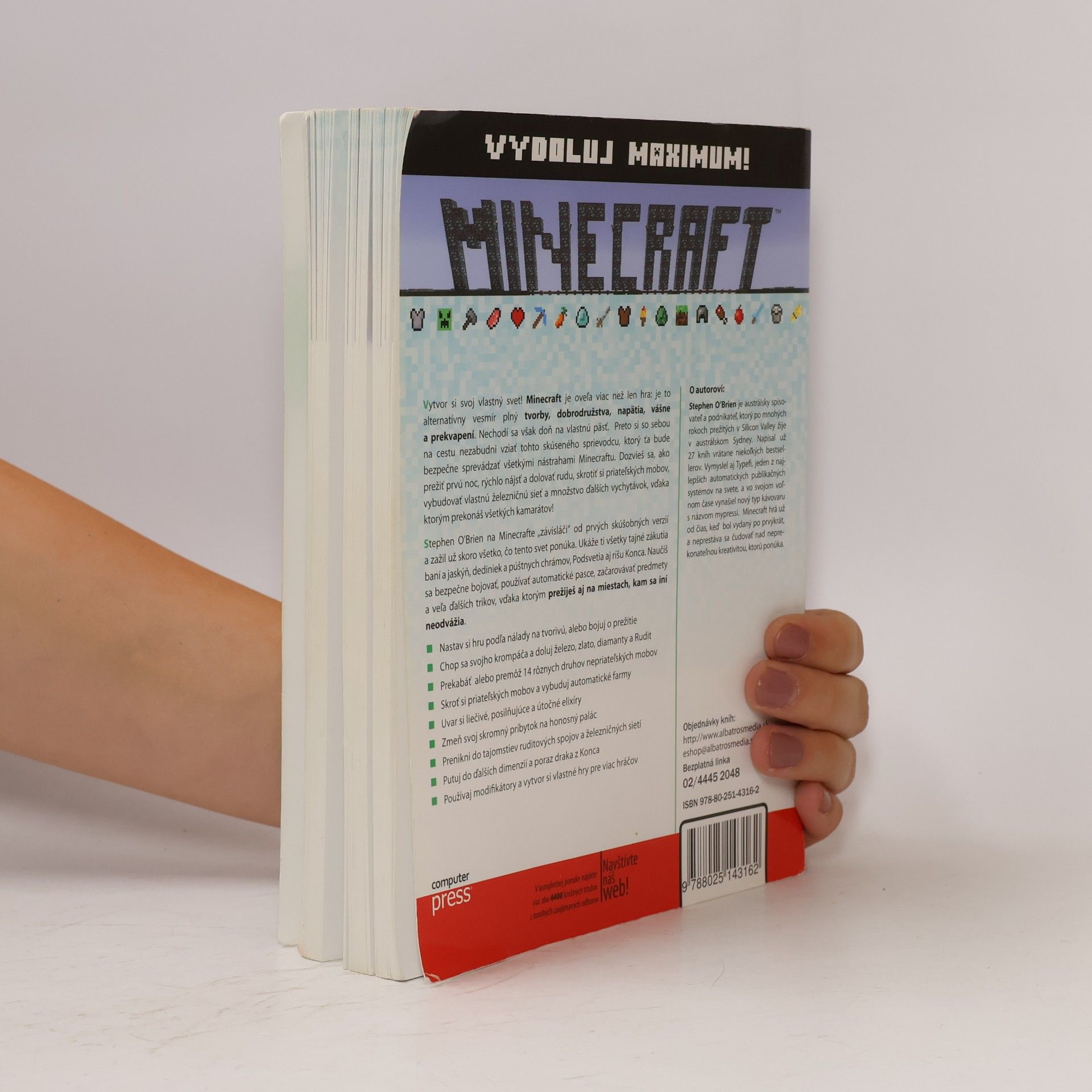 Stephen O. Brien Minecraft. Vydoluj maximum!