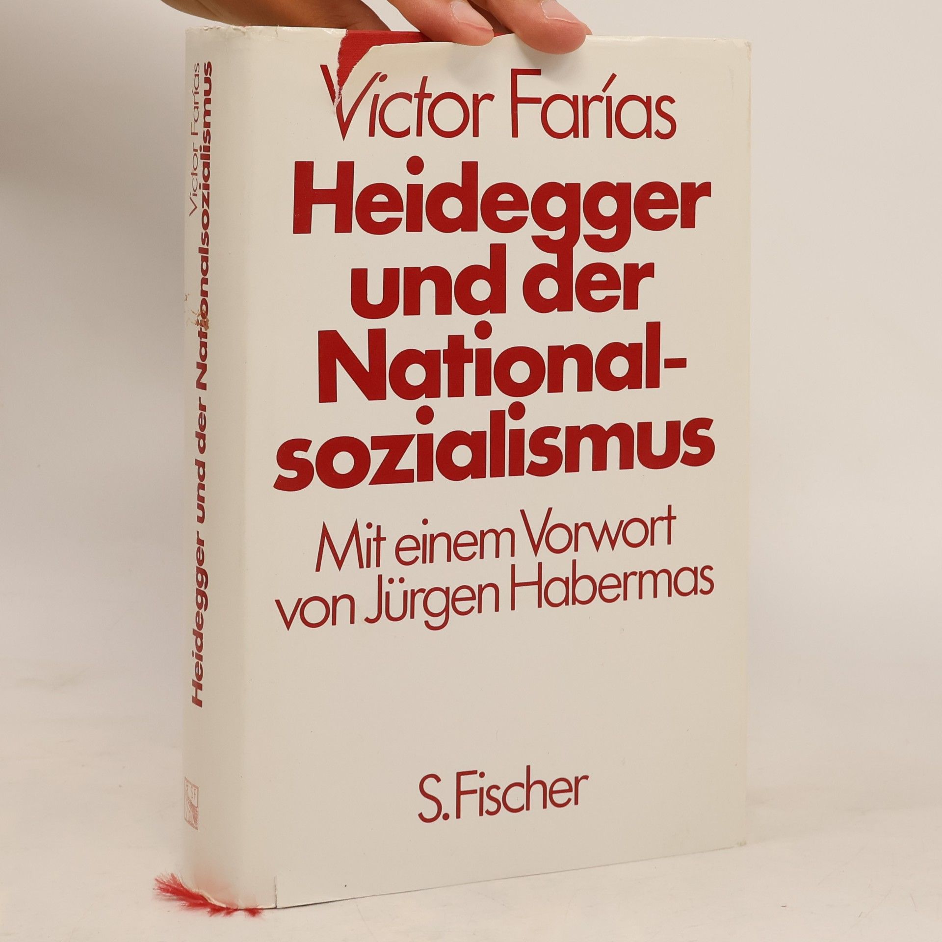 Vi ctor Fari as Heidegger und der Nationalsozialismus
