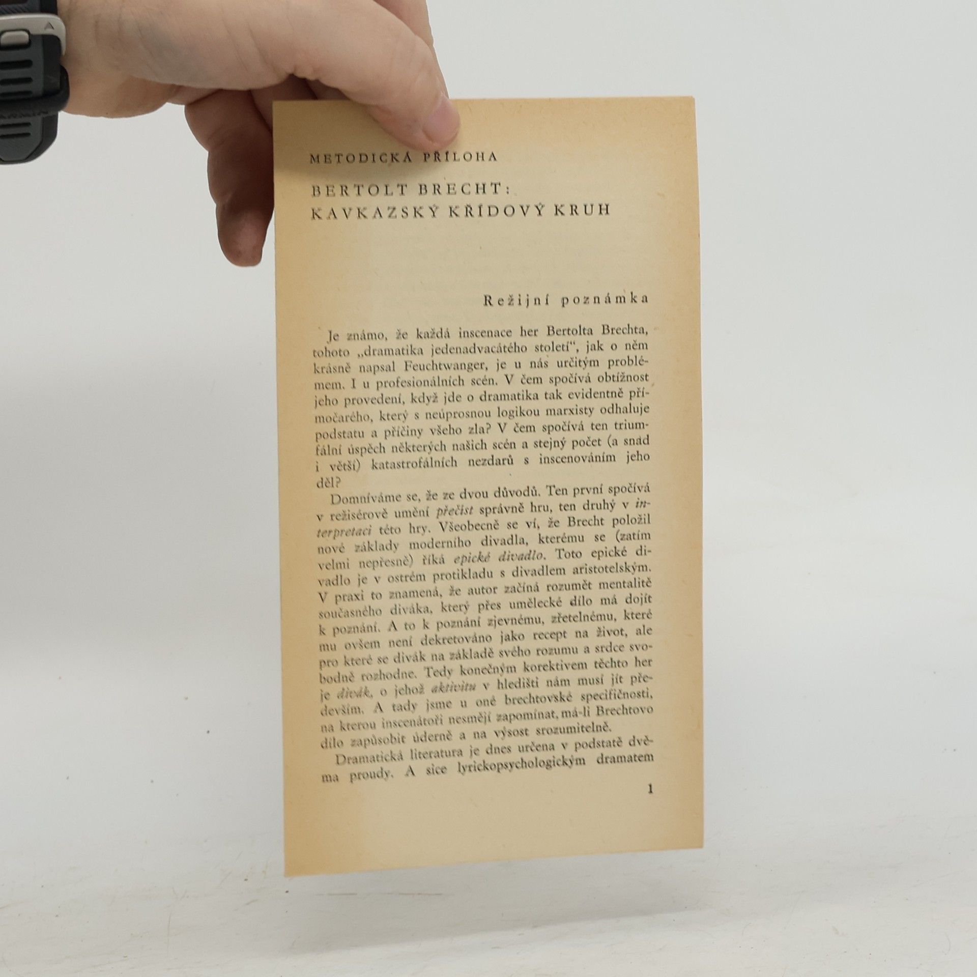 Bertolt Brecht Kavkazský křídový kruh