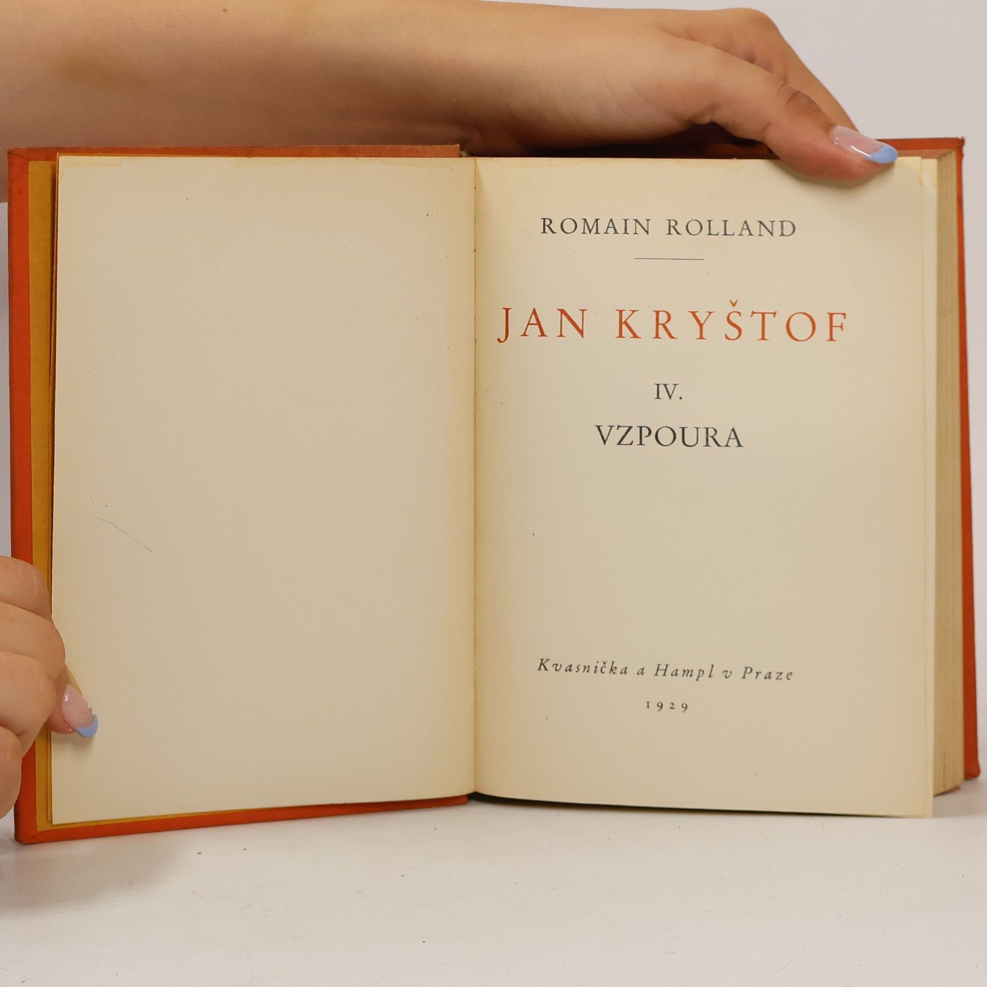 Romain Rolland Jan Kryštof IV. Vzpoura