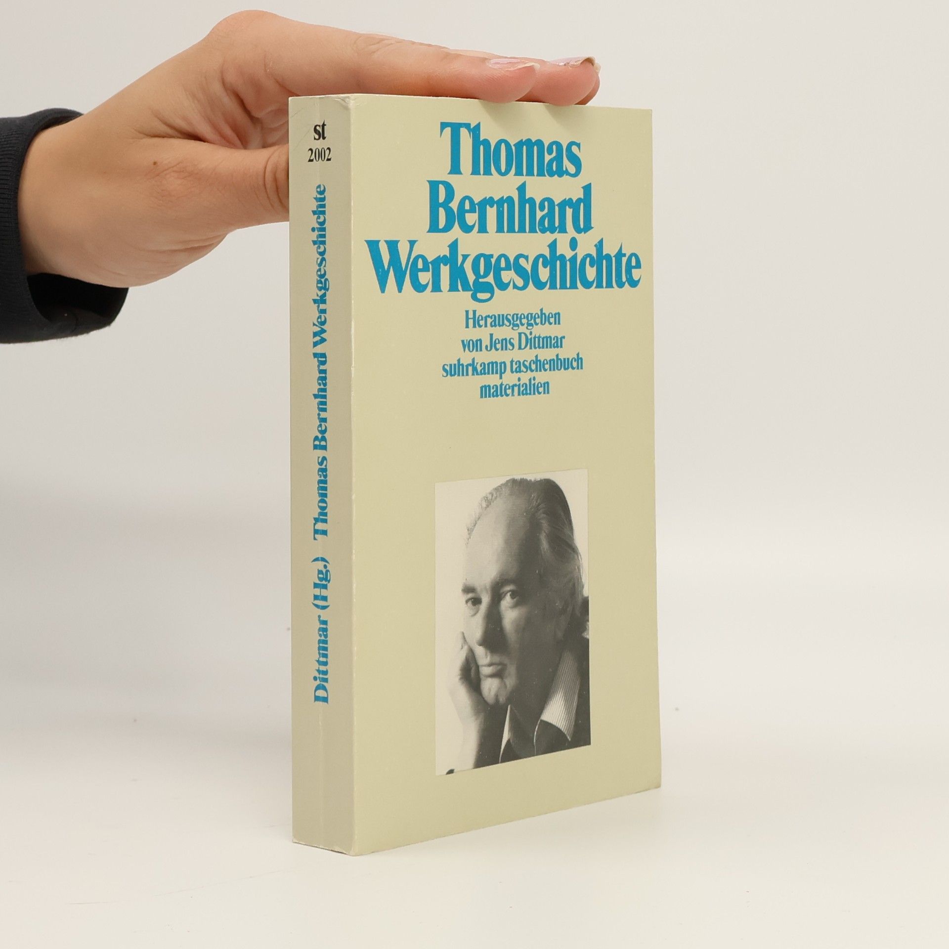 Jens Dittmar Thomas Bernhard, Werkgeschichte