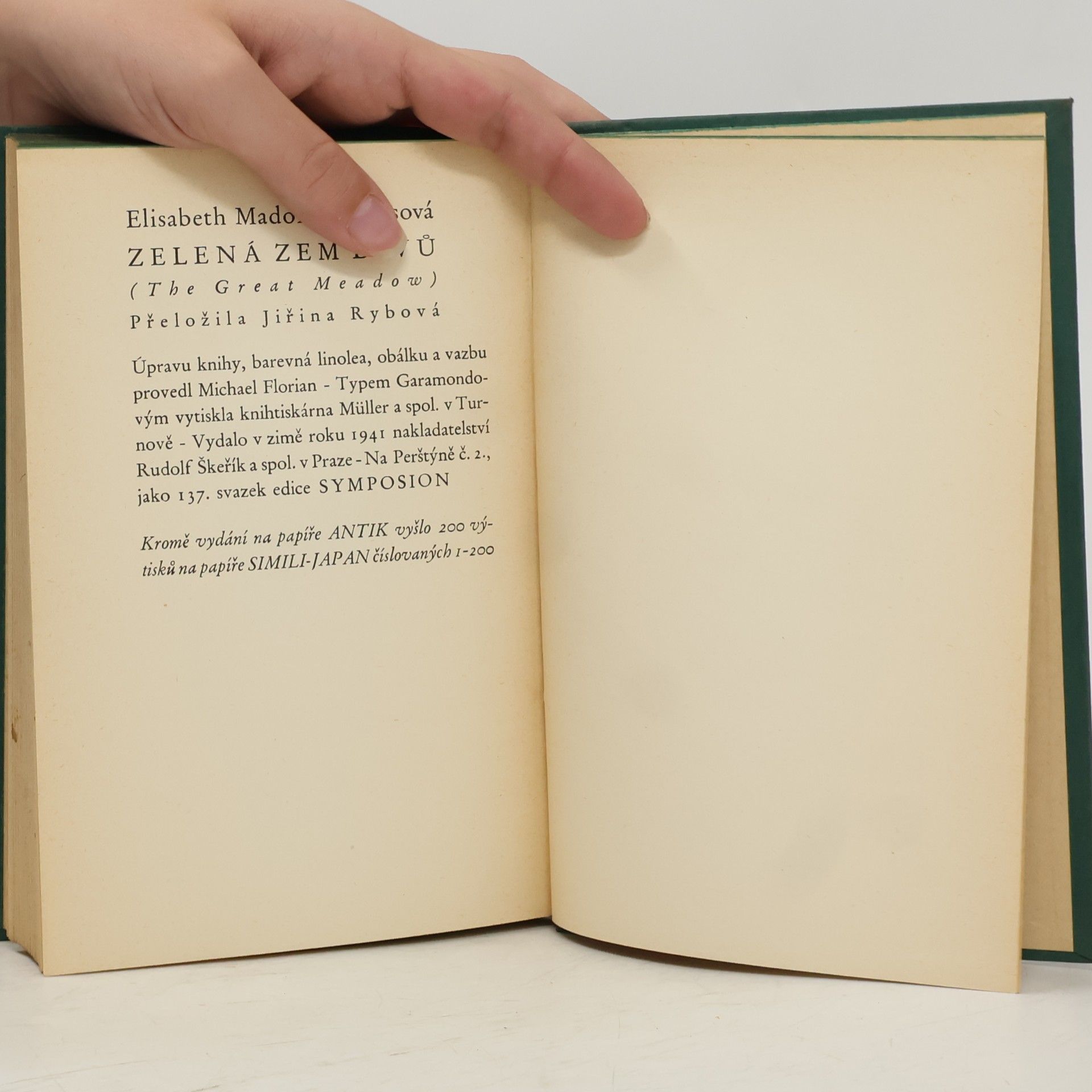 Elizabeth Madox Roberts Zelená zem divů