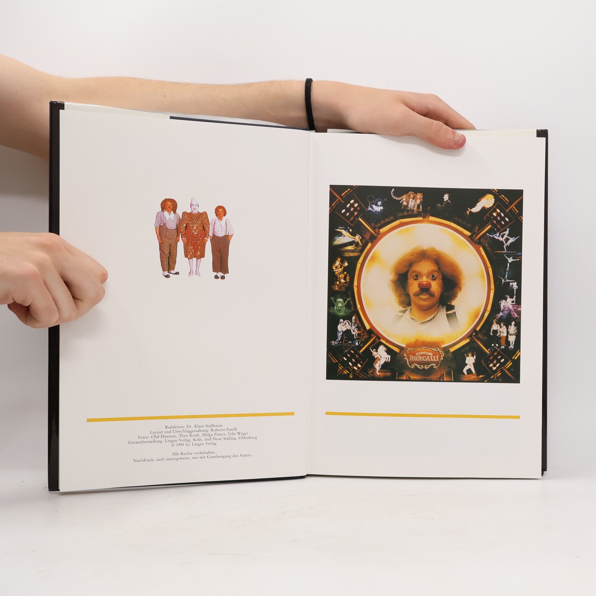 Bernhard Paul Roncalli und seine Artisten