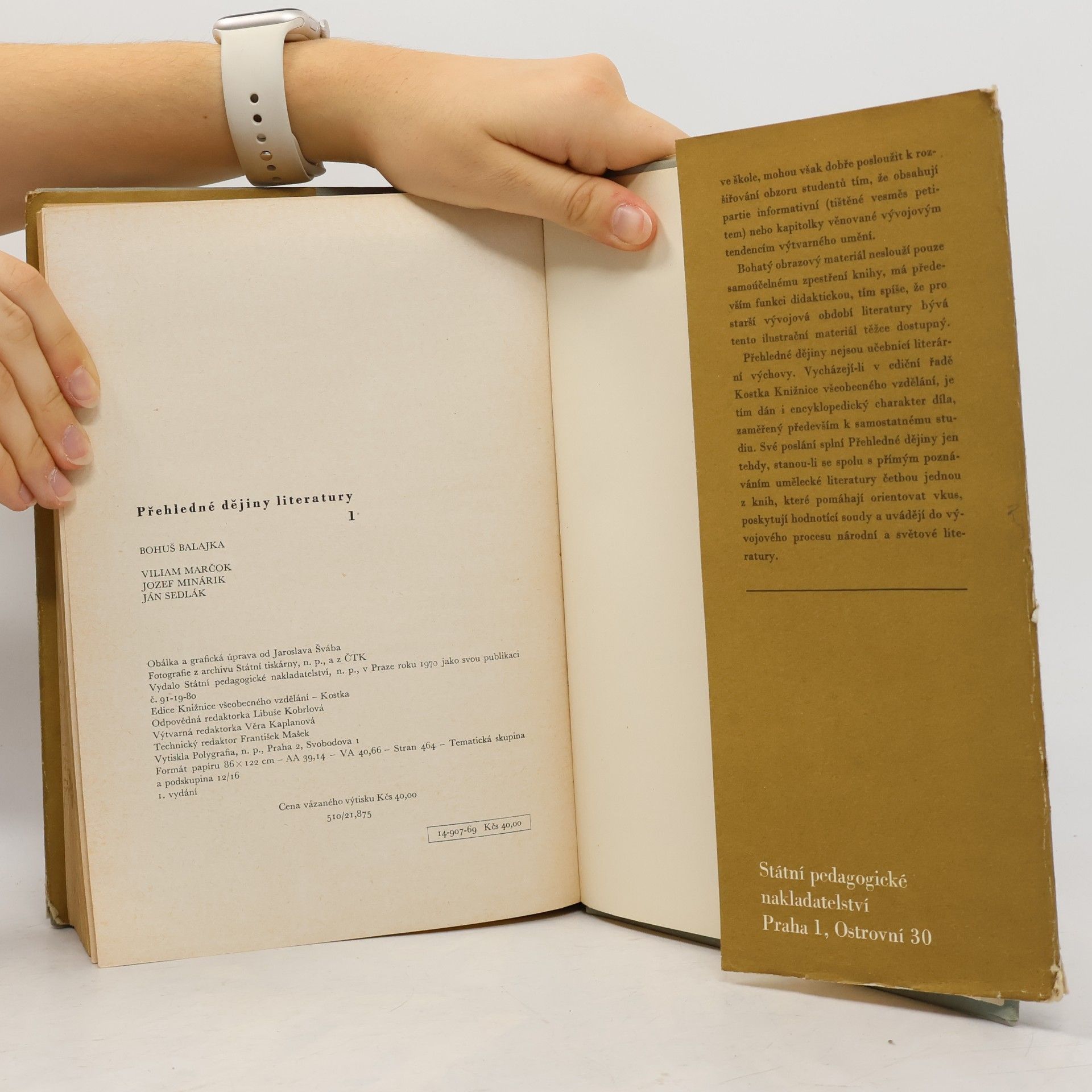 Bohuš Balajka Přehledné dějiny literatury 1