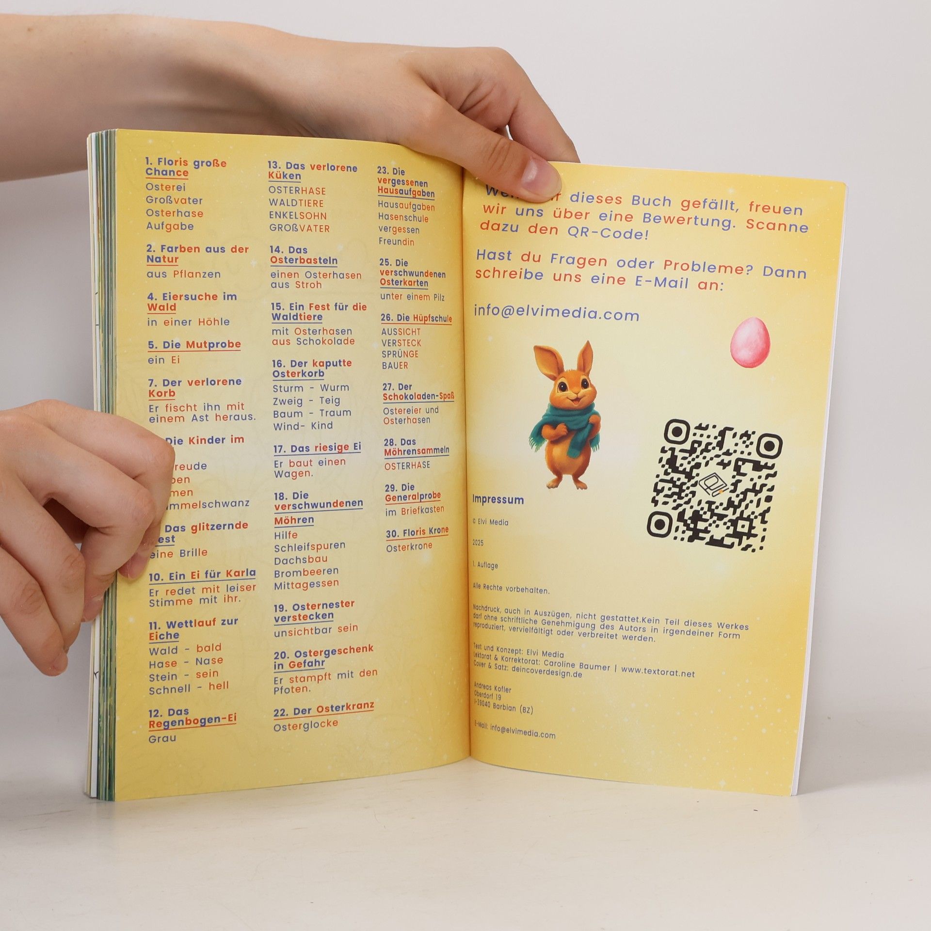 Media Elvi Flori und das Geheimnis des Osterhasen: 30 zauberhafte Ostergeschichten für Erstleser - Silbengeschichten mit Rätselspaß zum Mitmachen und Lesenlernen - 1. Klasse Silbenbuch für Kinder ab 6 Jahren