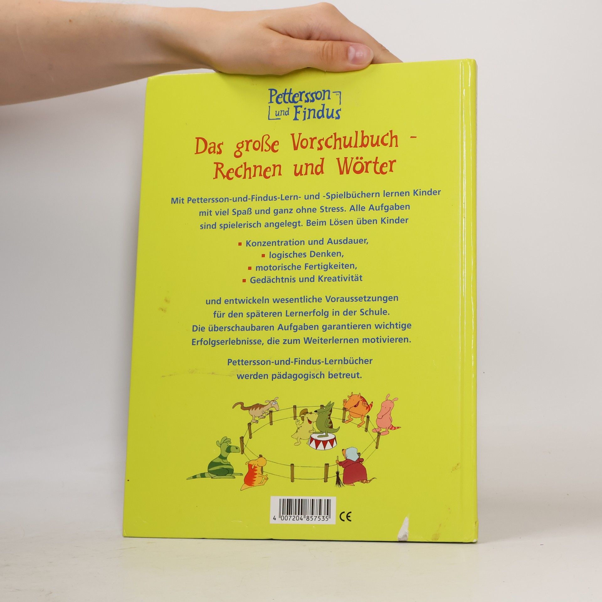 Autorenkollektiv Das große Vorschulbuch: Pettersson und Findus – Rechnen und Wörter