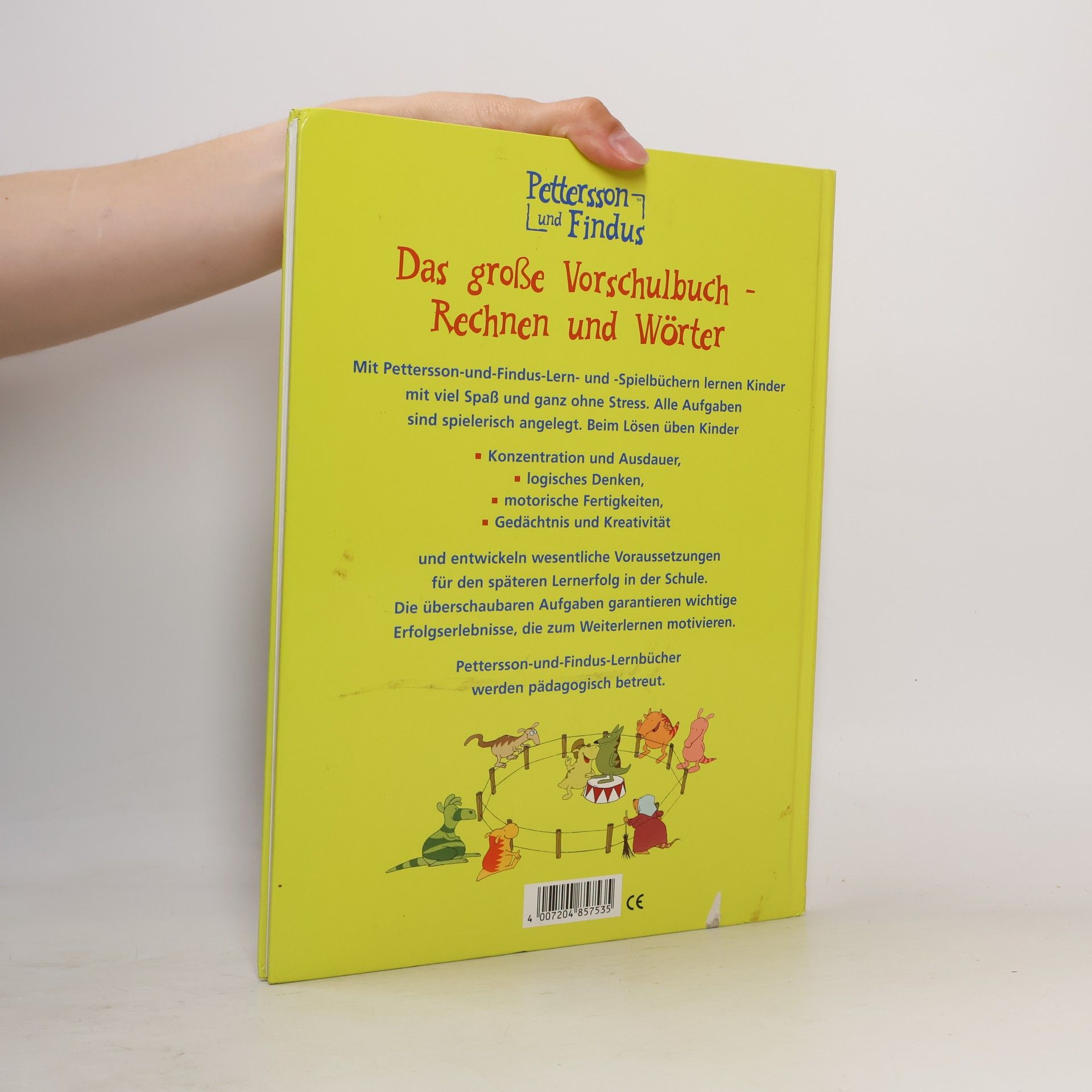 Autorenkollektiv Das große Vorschulbuch: Pettersson und Findus – Rechnen und Wörter