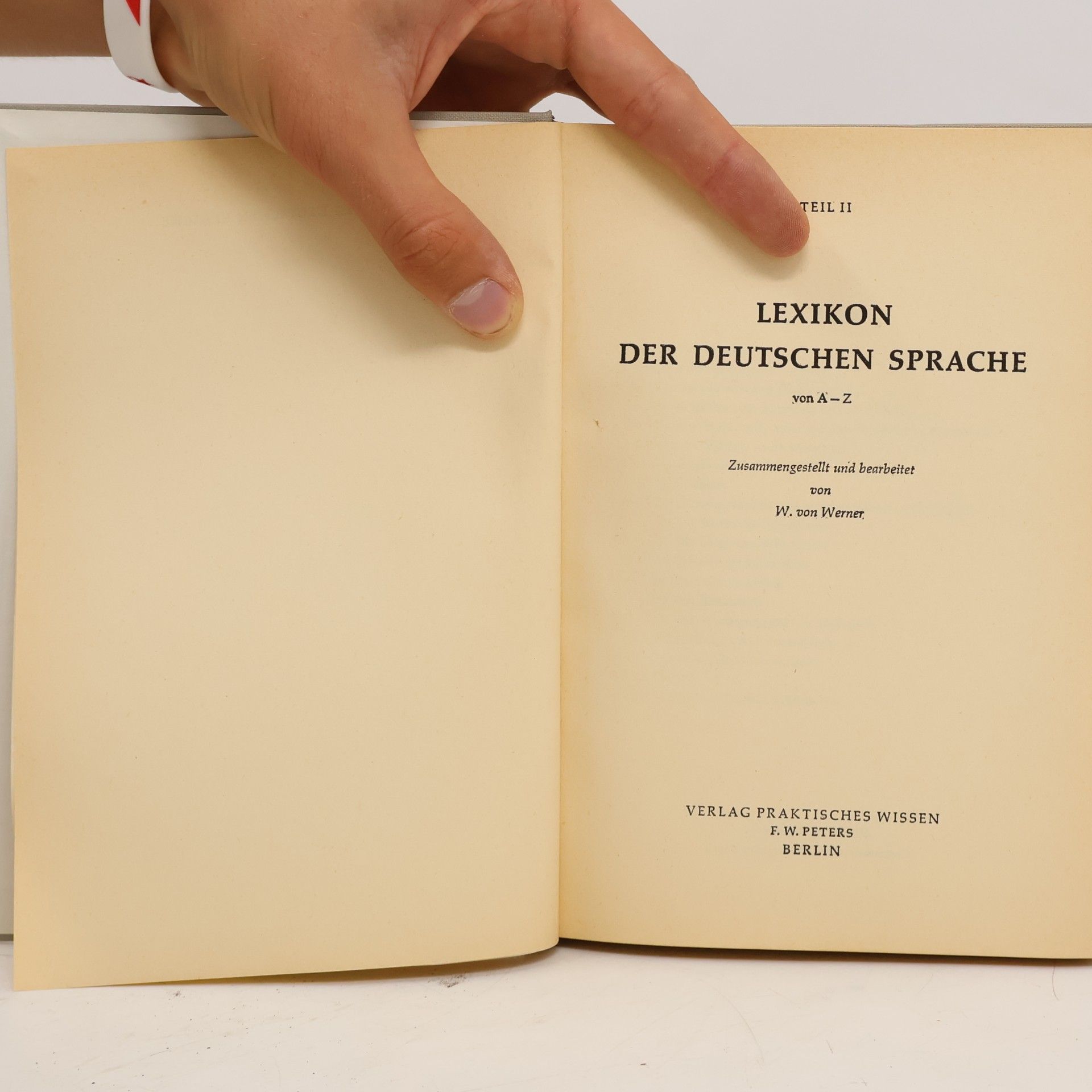 W. Werner Lexikon der Deutschen Sprache. Teil II