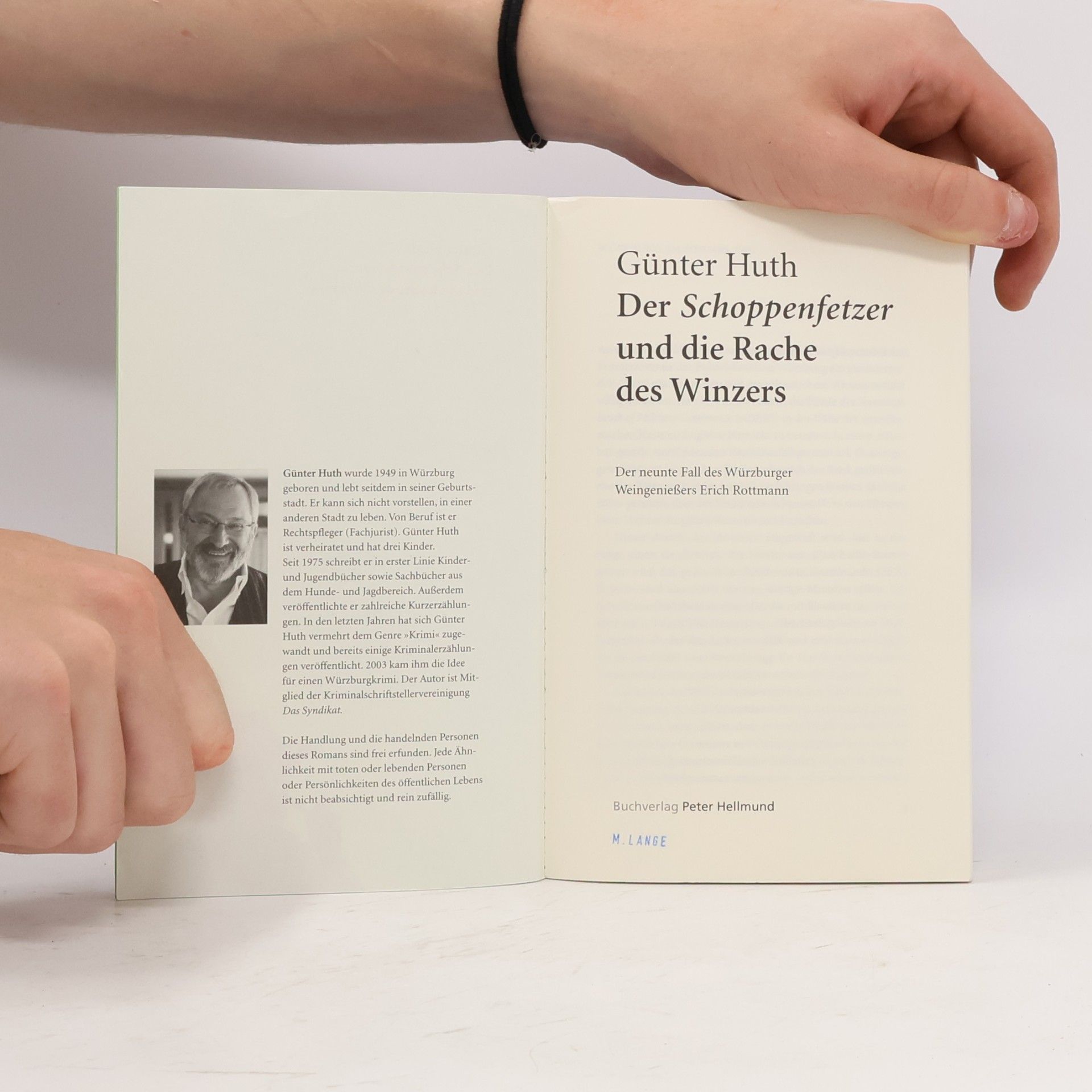 Huth Günter Der Schoppenfetzer und die Rache des Winzers